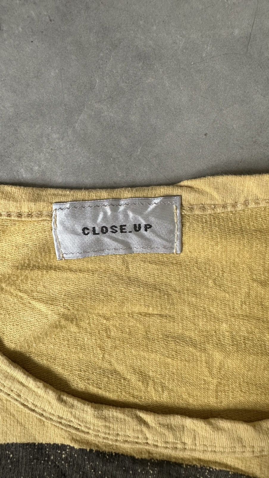 Japanese Brand VIBTAGE CLOSE.UP OVERPRINT SKULL Size US L / EU 52-54 / 3 - 6 Thumbnail