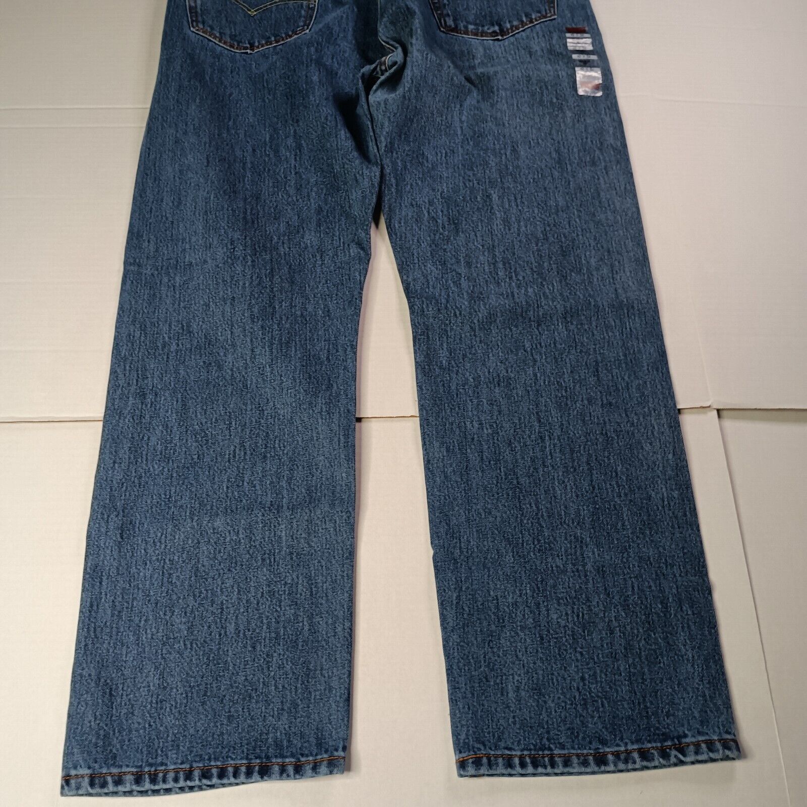 Levi's Levi's 505 Jeans Men's 42x34 Regular Fit Straight Leg Blue Size US 42 / EU 58 - 7 Thumbnail