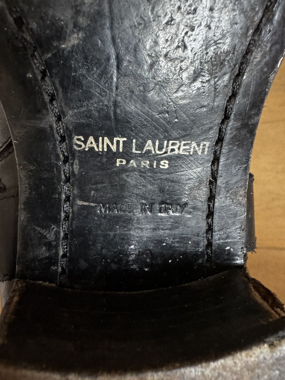 Saint Laurent Paris Hedi Harness Wyatts Leather 43 Size US 10 / EU 43 - 8 Thumbnail