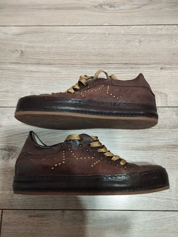 A.S.98 AS 98 Air Step size 37 leather brown sneakers Size US 7 / IT 37 - 7 Thumbnail