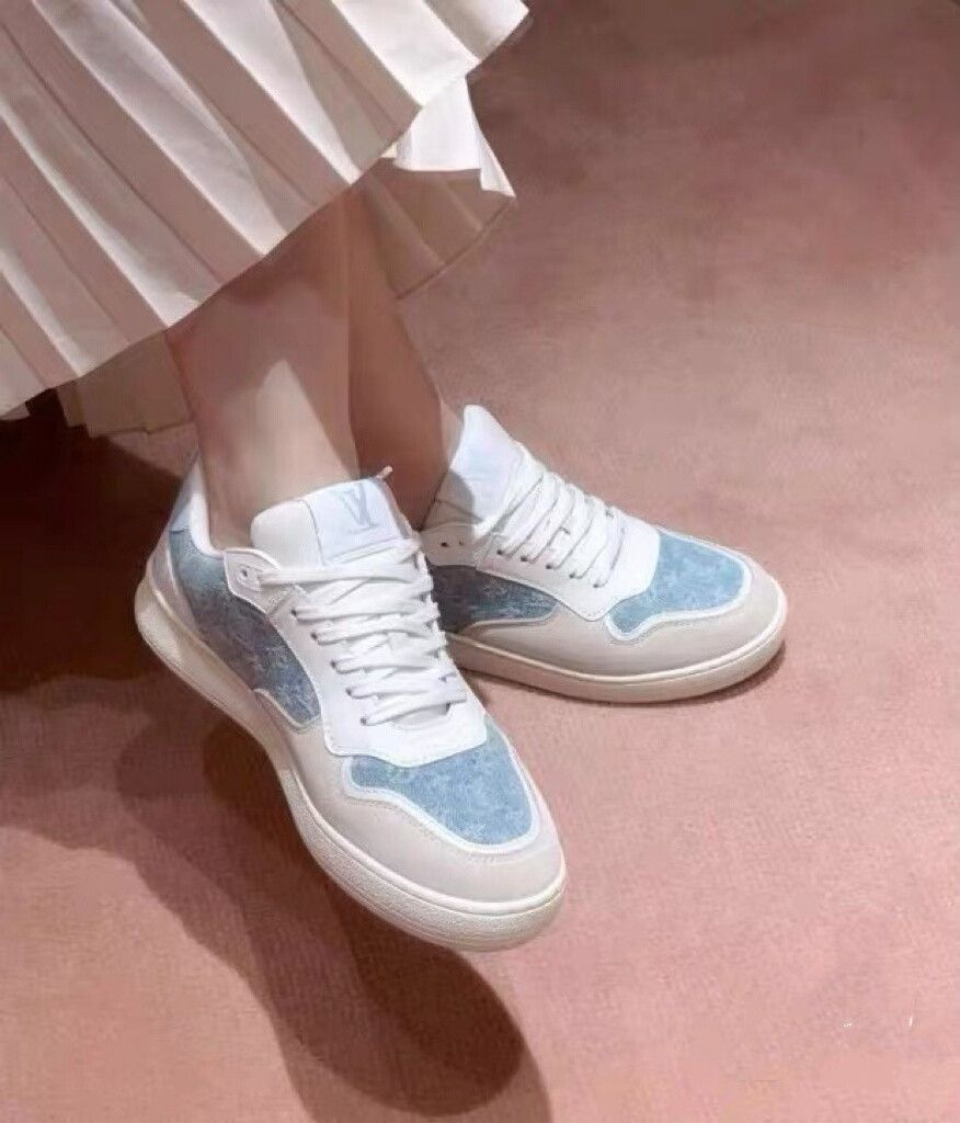 Louis Vuitton Louis Vuitton Stadium Denim Sneakers Size US 5.5 / IT 35.5 - 1 Thumbnail