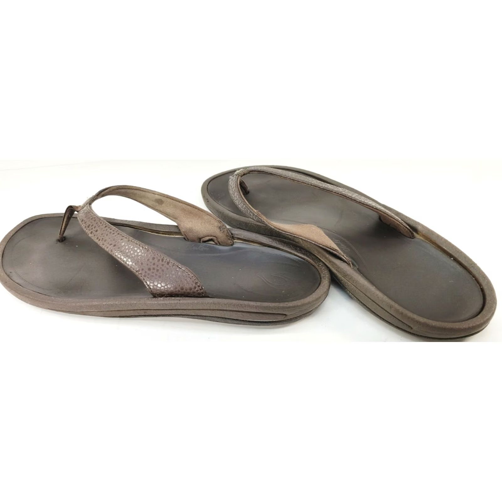 Olukai OluKai Ohana Sandals Flip Flops Thong Toe Post Brown Women’s 9 EU 39 Slip On Casual Coastal Comfort Size US 9 / IT 39 - 5 Thumbnail