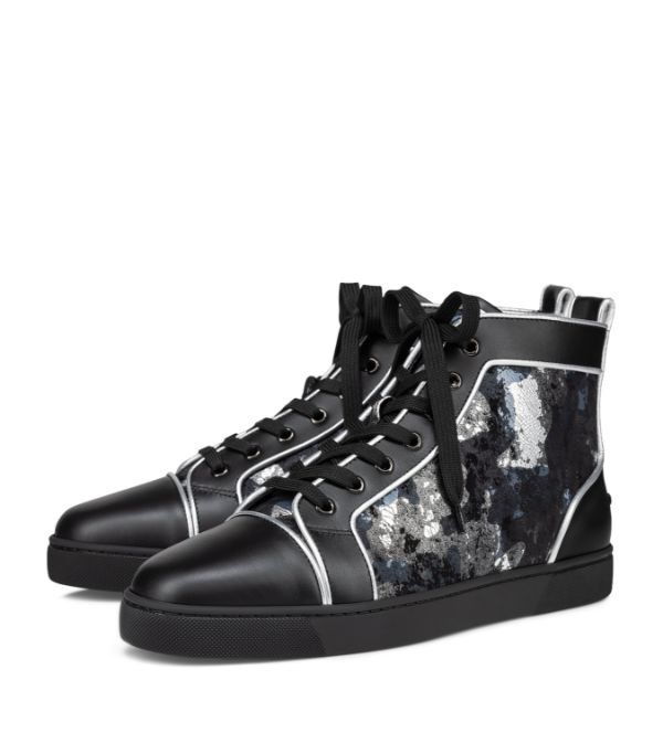 Christian Louboutin o1bcso1str1024 Louise Orlato Flat in Black Size US 12 / EU 45 - 4 Thumbnail