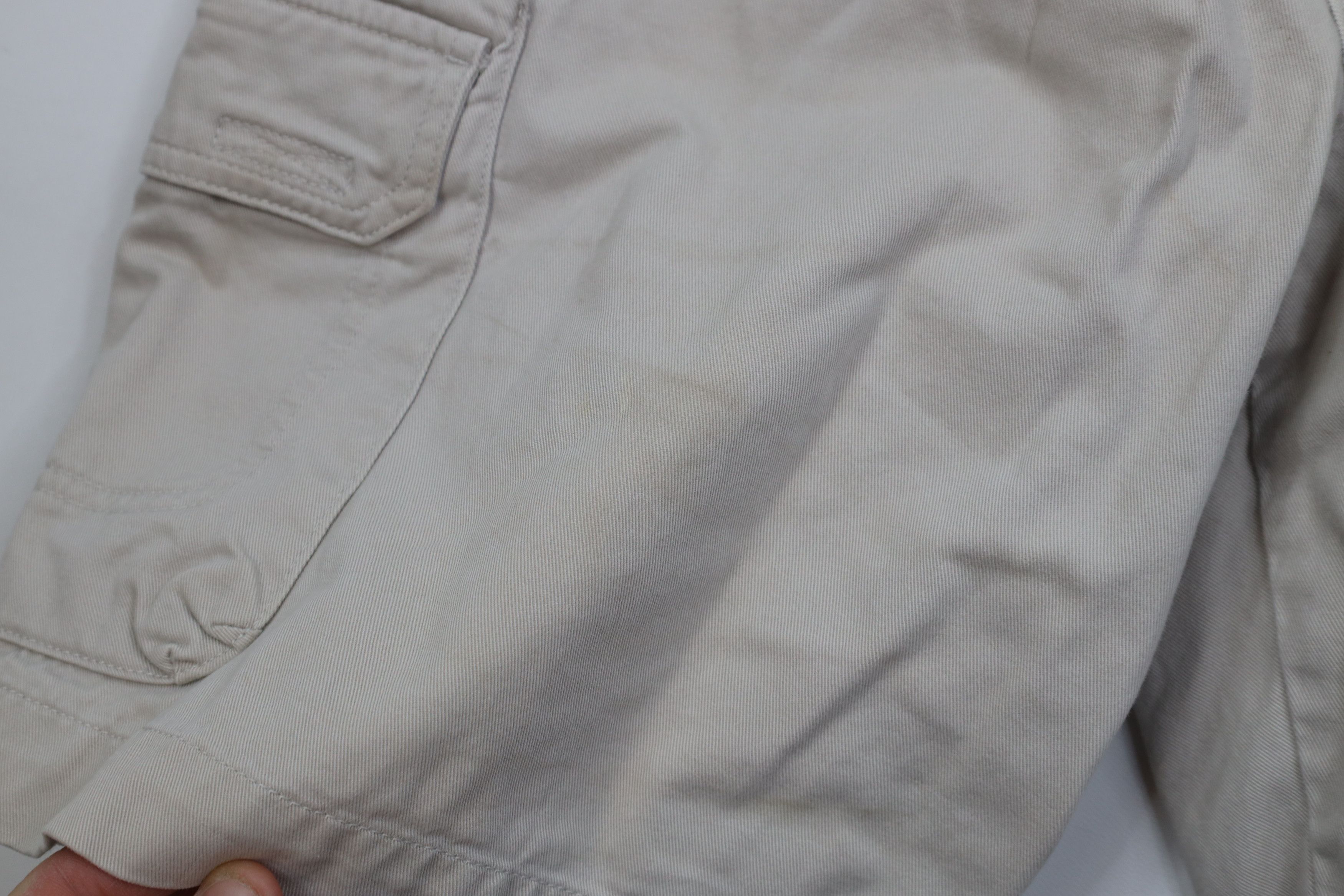 Eddie Bauer Vintage Eddie Bauer Heavyweight Cargo Shorts Beige Cotton Size US 35 - 5 Thumbnail