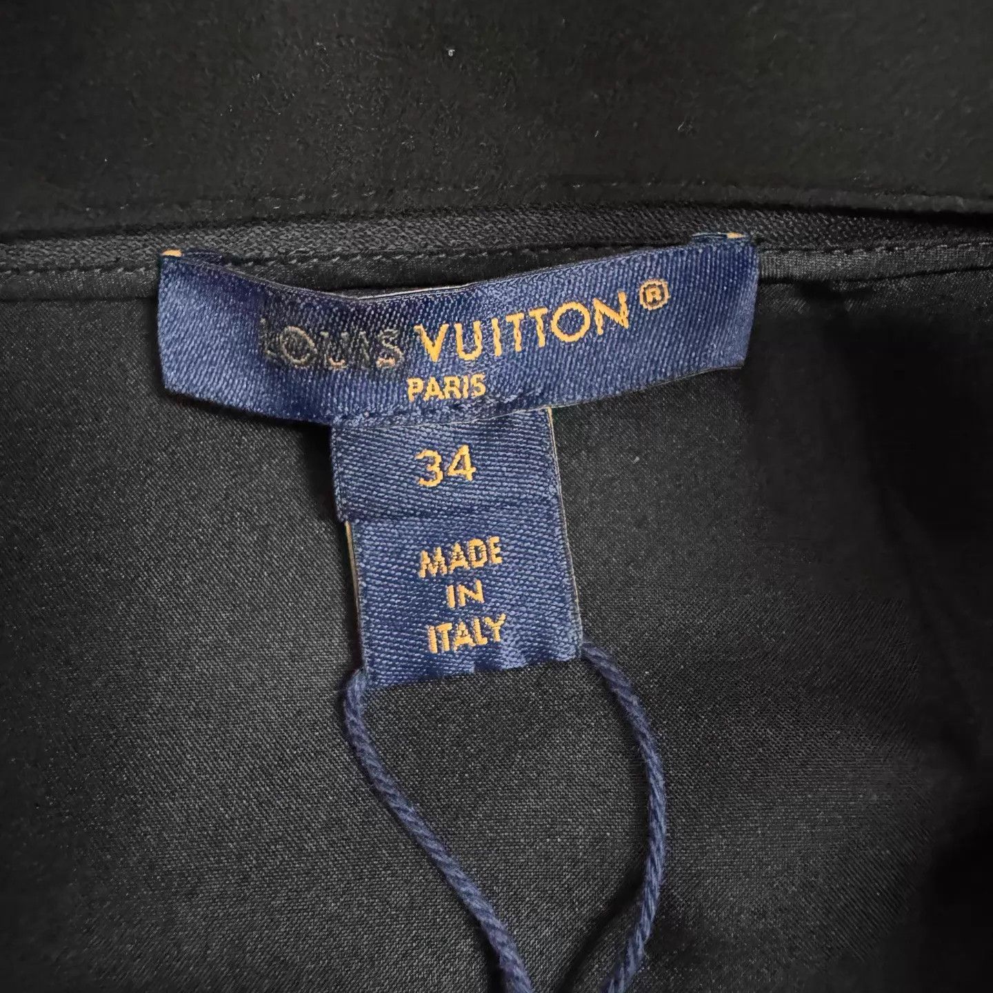 Louis Vuitton LV Women's Black Gold Buckle Skirt 34 New with Tags Size 25" / US 0 / IT 36 - 5 Thumbnail