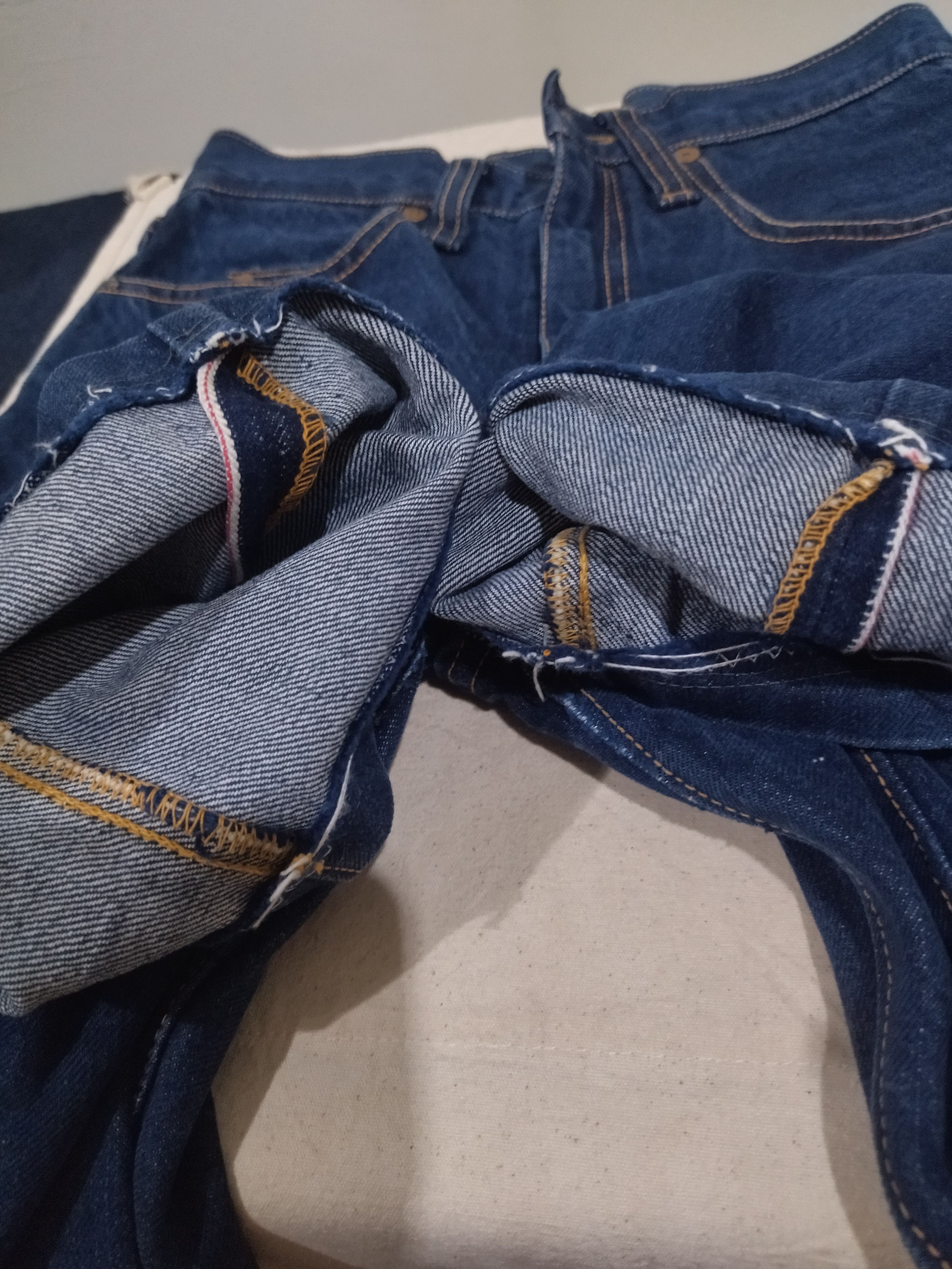 Indigo × Vintage Vintage jeans Denim GIN made in USA 70s Selvedge Size US 26 / EU 42 - 8 Thumbnail