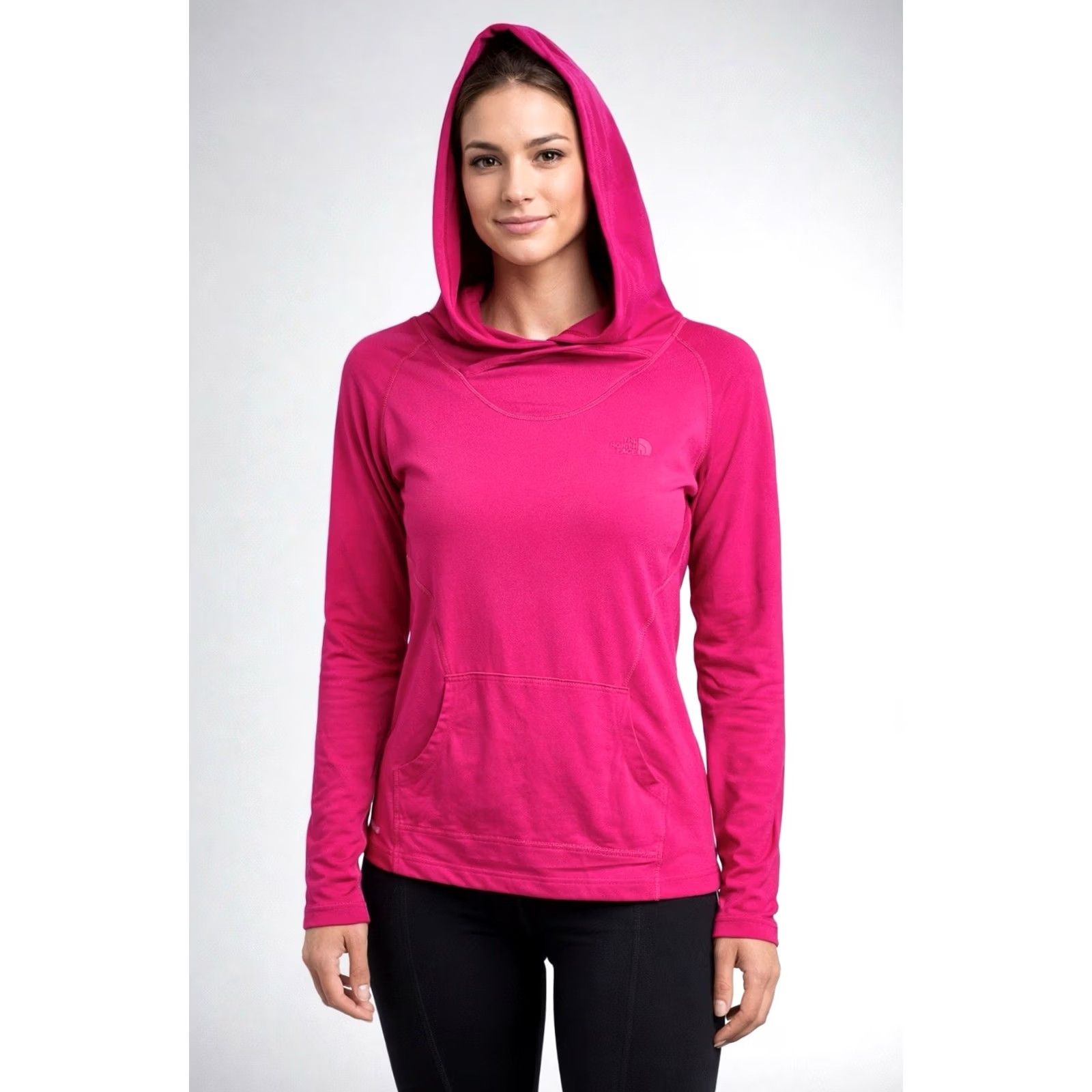 The North Face The North Face Women's Hoodie Pullover Pink Regular M VaporWick Long Sleeve Hooded Logo Activewear Jacket Hoodie Men/Women? Size M / US 6-8 / IT 42-44 - 2 Thumbnail