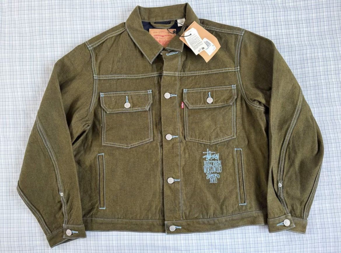 Levi's × Stussy Stussy x Levi's : Embossed Praglad Trucker Jacket