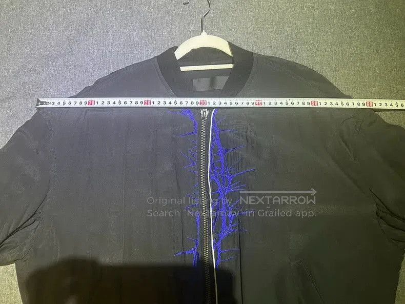 Haider Ackermann Haider Ackermann Embroidered Silk Bomber Jacket. Size US L / EU 52-54 / 3 - 5 Thumbnail