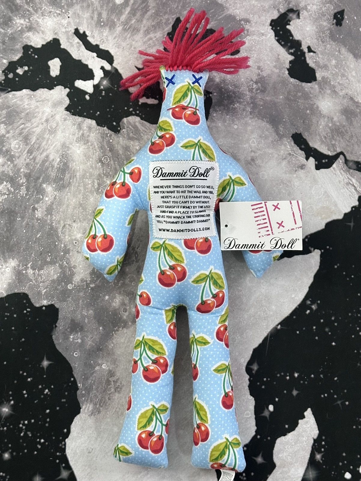 Other Dammit Doll Cherry Pattern Yarn Hair Figure Size ONE SIZE - 1 Thumbnail