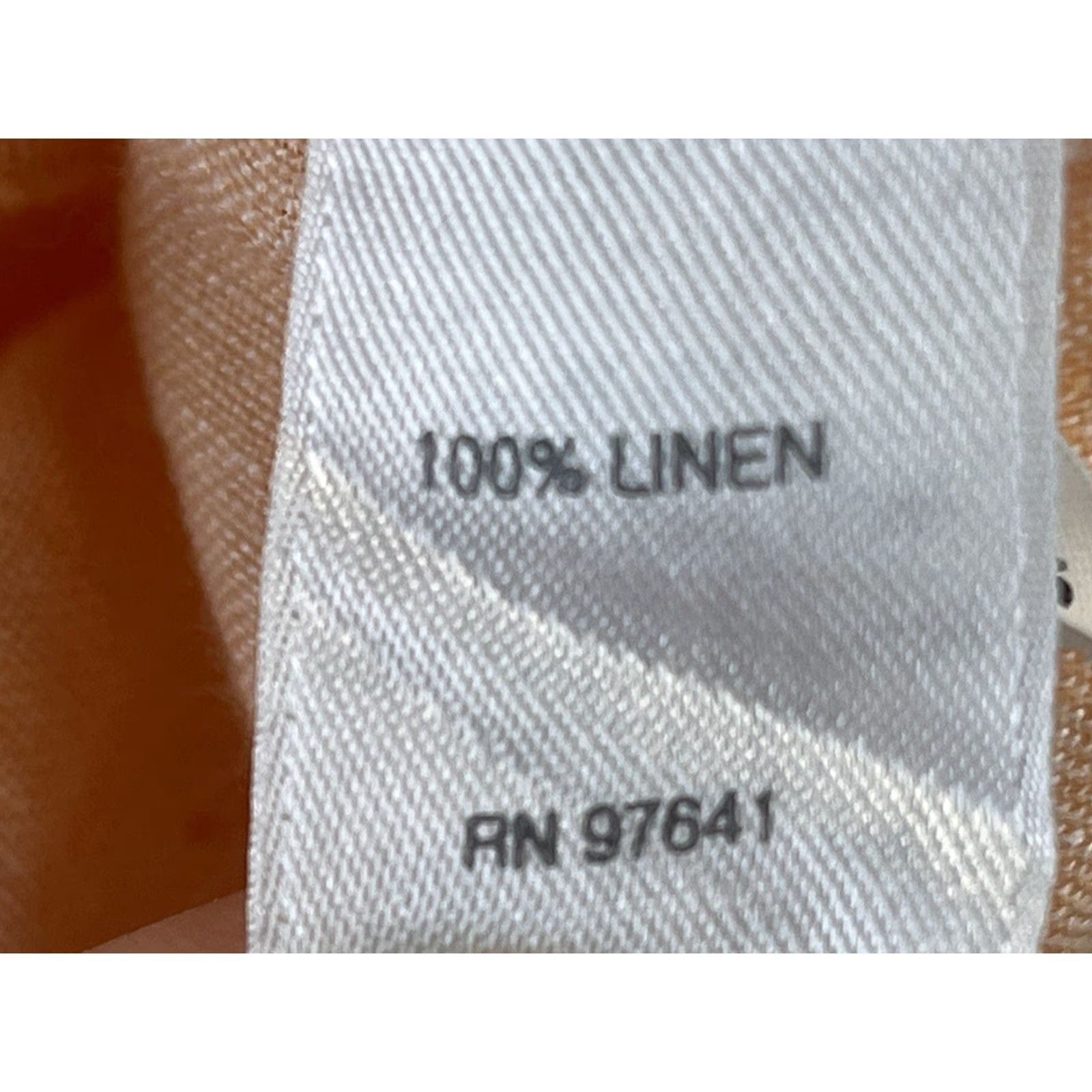 J. Jill J. Jill Shirt Women Sz Small Linen Peach Beach Summer Coastal Button Up Love Size S / US 4 / IT 40 - 7 Thumbnail