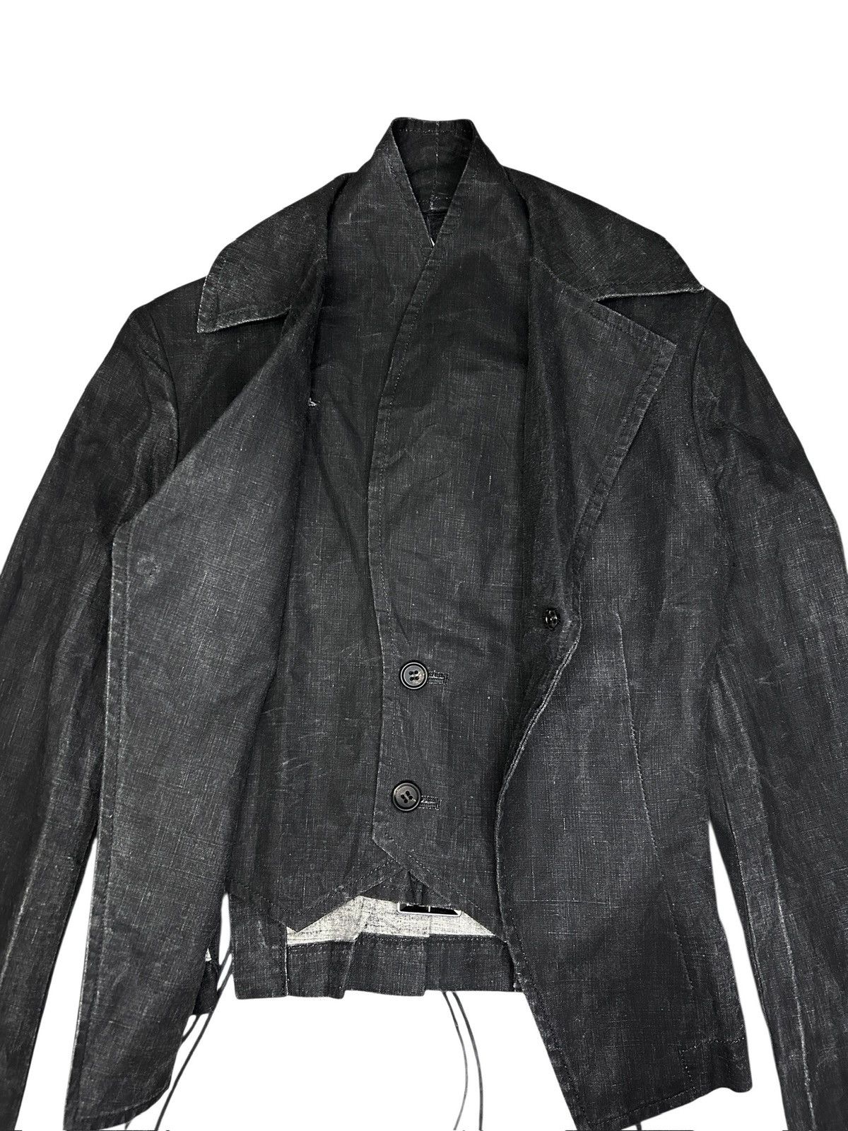 Y's Lace Up Blazer Size S / US 4 / IT 40 - 4 Thumbnail