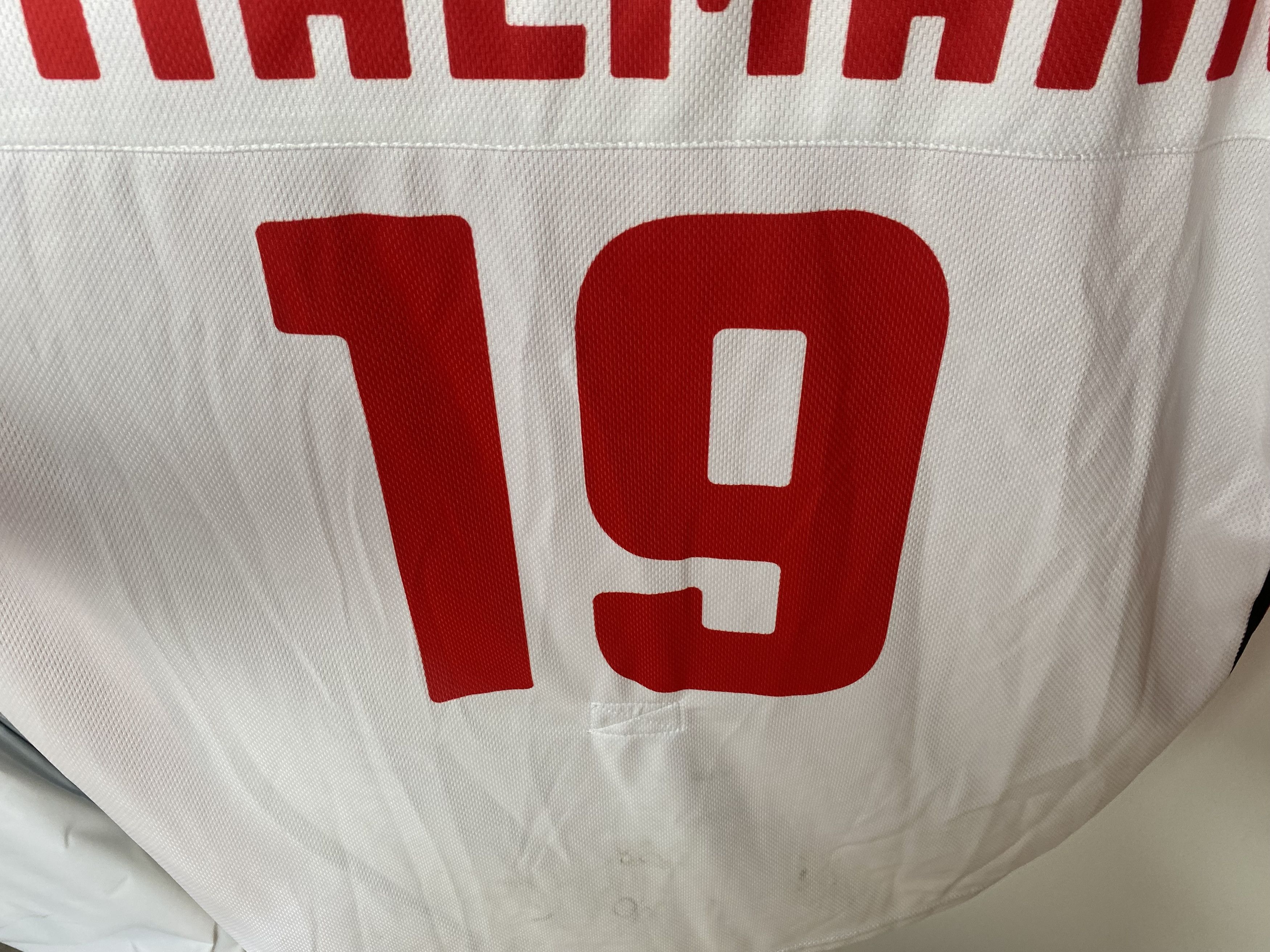 Nike SWITZERLAND TEAM U16 MATCH WORN ICE HOCKEY JERSEY SHIRT Size US L / EU 52-54 / 3 - 5 Thumbnail
