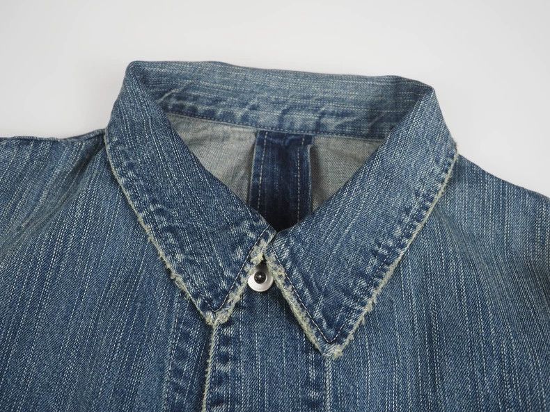 Porter Classic Porter Classic Blue Denim Jacket-2506 Size US XL / EU 56 / 4 - 4 Thumbnail