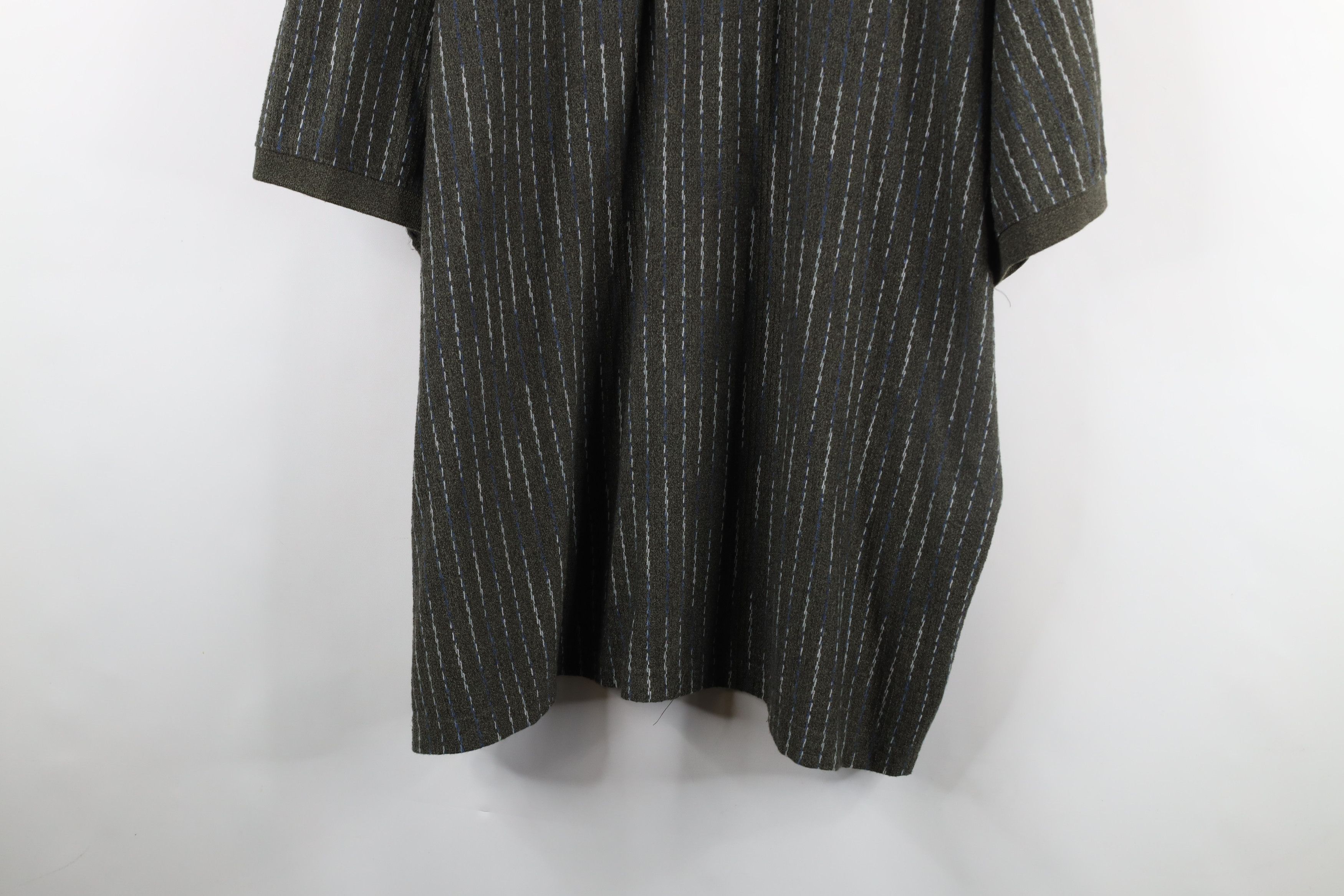 Vintage Vintage 90s Streetwear Knit Short Sleeve Polo Shirt Green Size US XXL / EU 58 / 5 - 3 Thumbnail