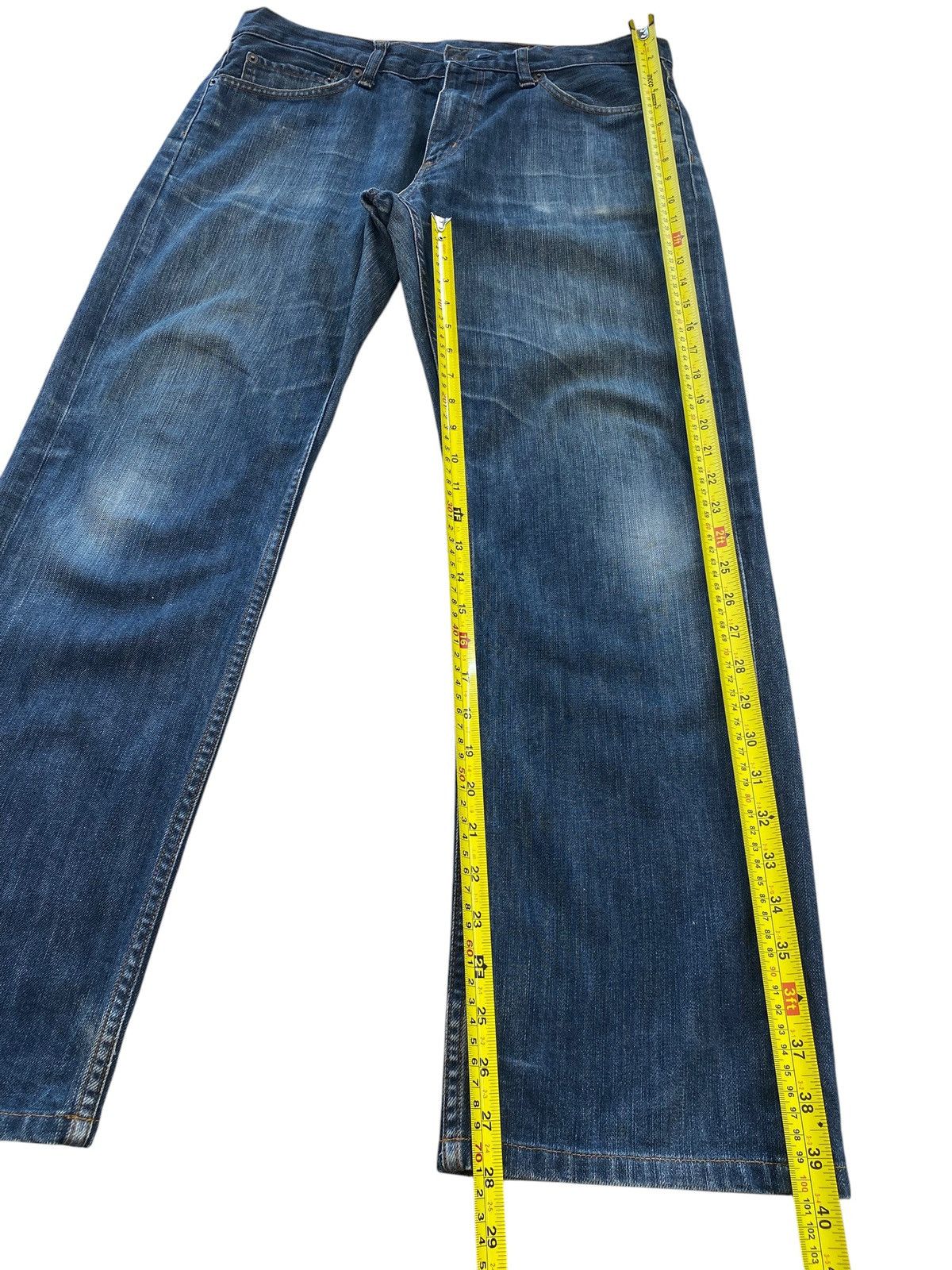 Uniqlo Uniqlo UJ Blue Wash Style Regular Fit Straight Size US 34 / EU 50 - 8 Thumbnail