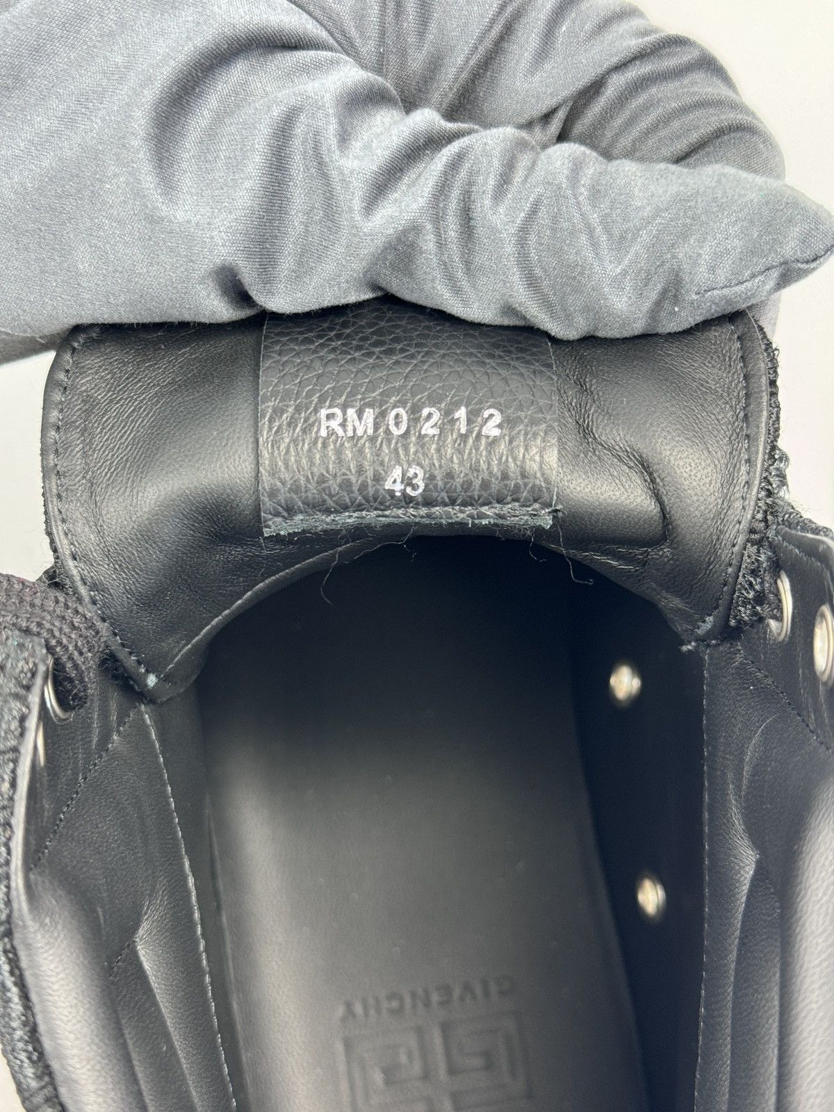 Givenchy LOGO PRINT HIGH TOP SNEAKERS Size US 10 / EU 43 - 7 Thumbnail