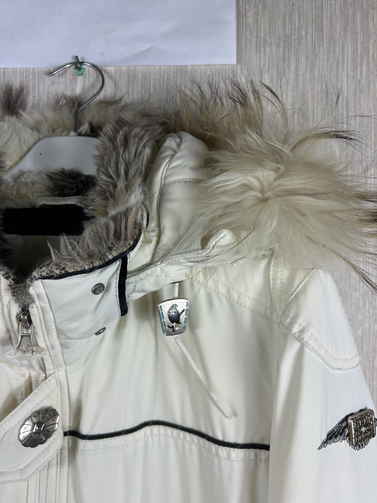 Moncler Vintage Hell is for Heroes y2k real fur ski juicy jacket Size L / US 10 / IT 46 - 6 Thumbnail