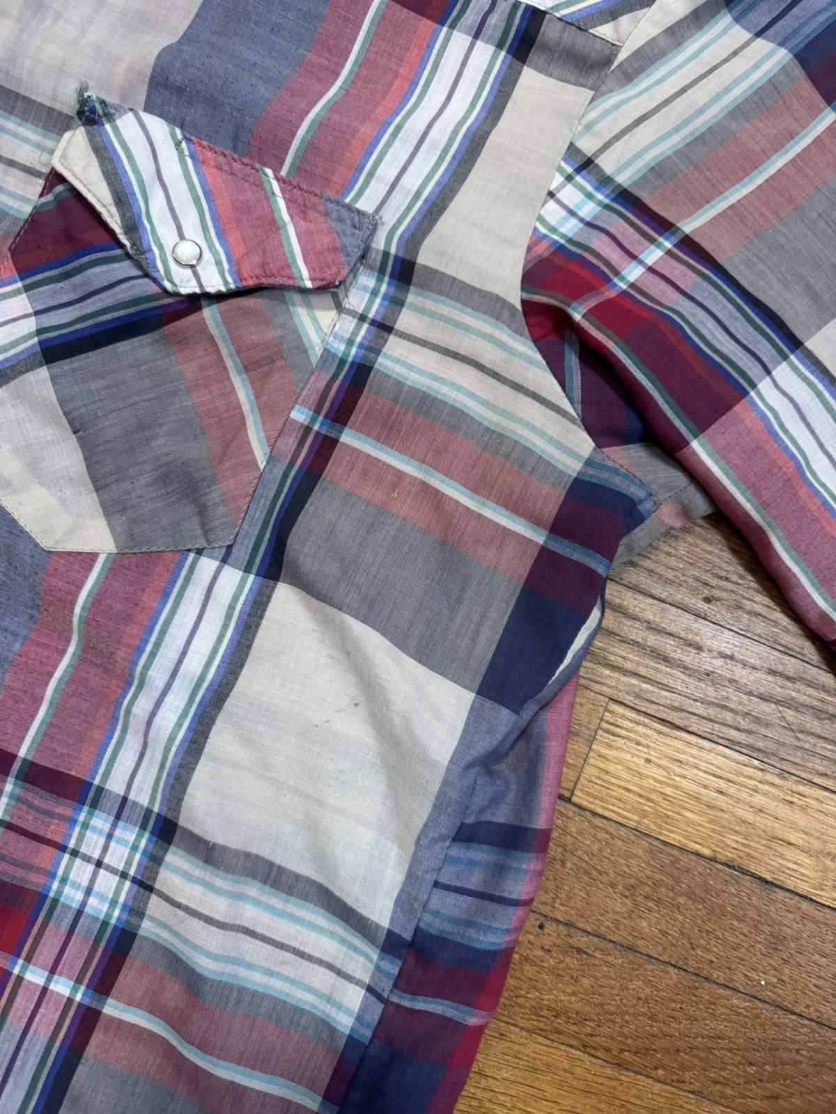 Wrangler Vintage Wrangler Western Button Up Shirt Size US XL / EU 56 / 4 - 8 Thumbnail