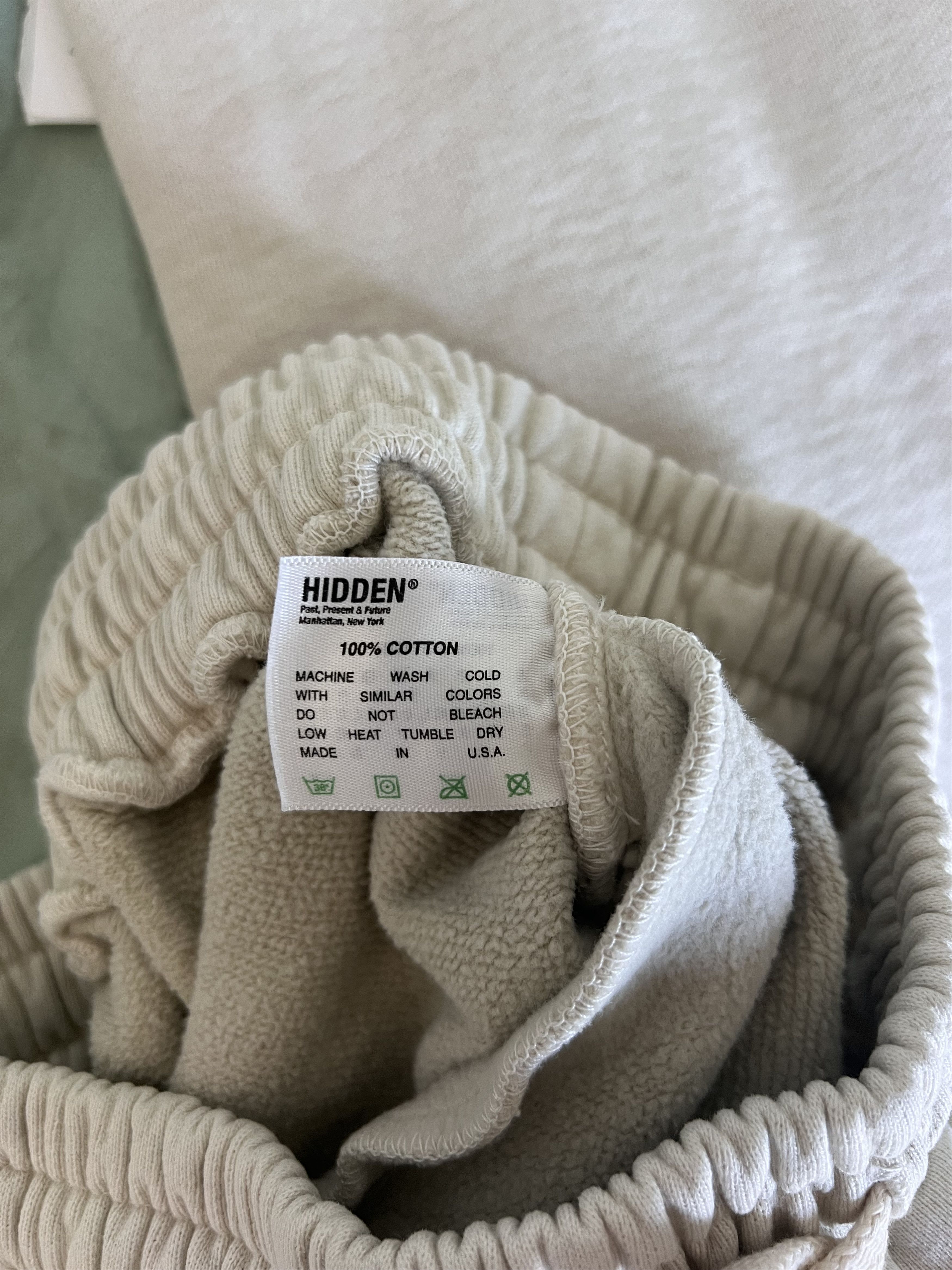 HIDDEN Hidden NY Applique Wide Leg Sweatpants in Natural Size US 30 / EU 46 - 9 Thumbnail