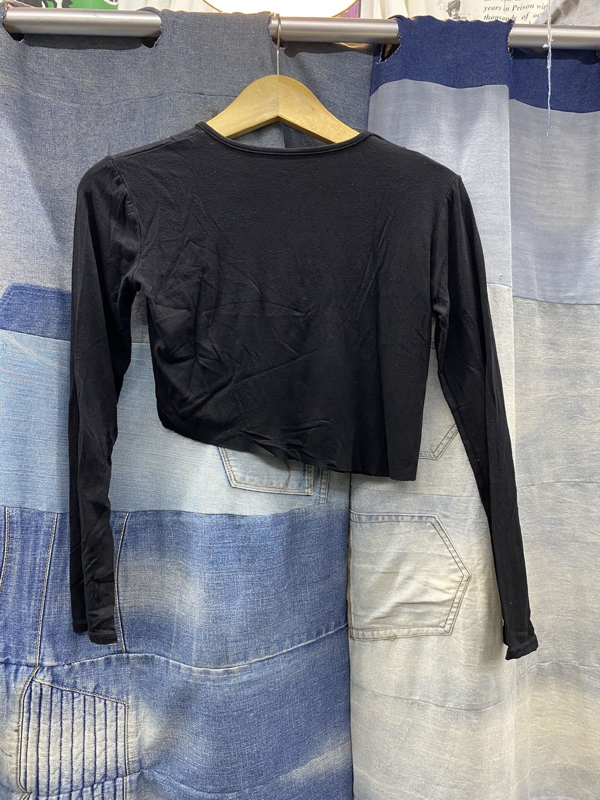 Band Tees × If Six Was Nine × Japanese Brand the velvet underground crop longsleeve y2k style Size S / US 4 / IT 40 - 3 Thumbnail