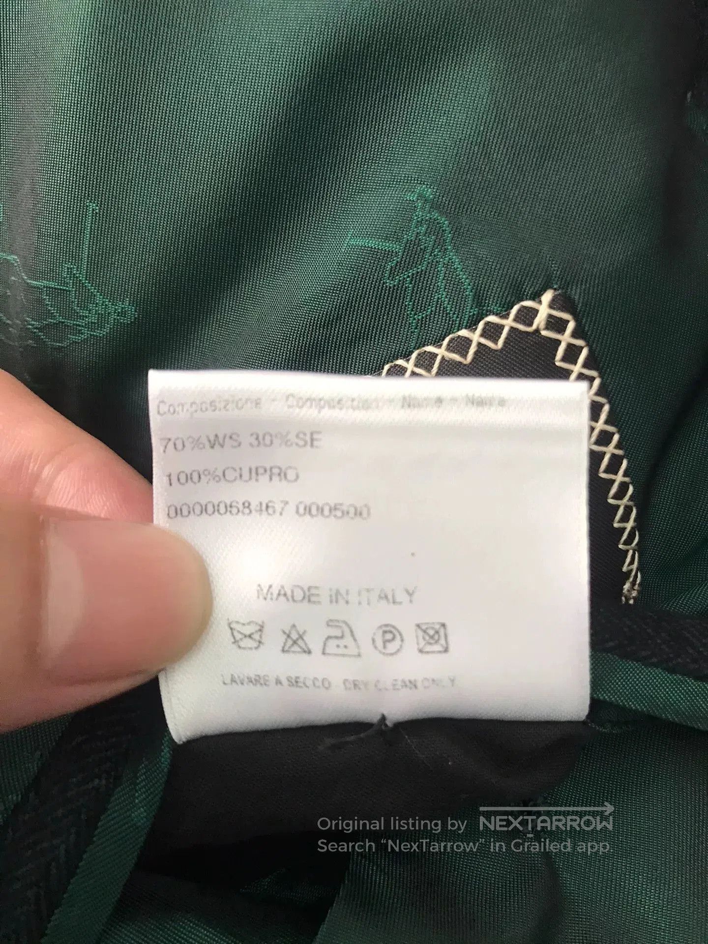 Brioni brioni cashmere silk suit jacket black green. Size US L / EU 52-54 / 3 - 9 Thumbnail