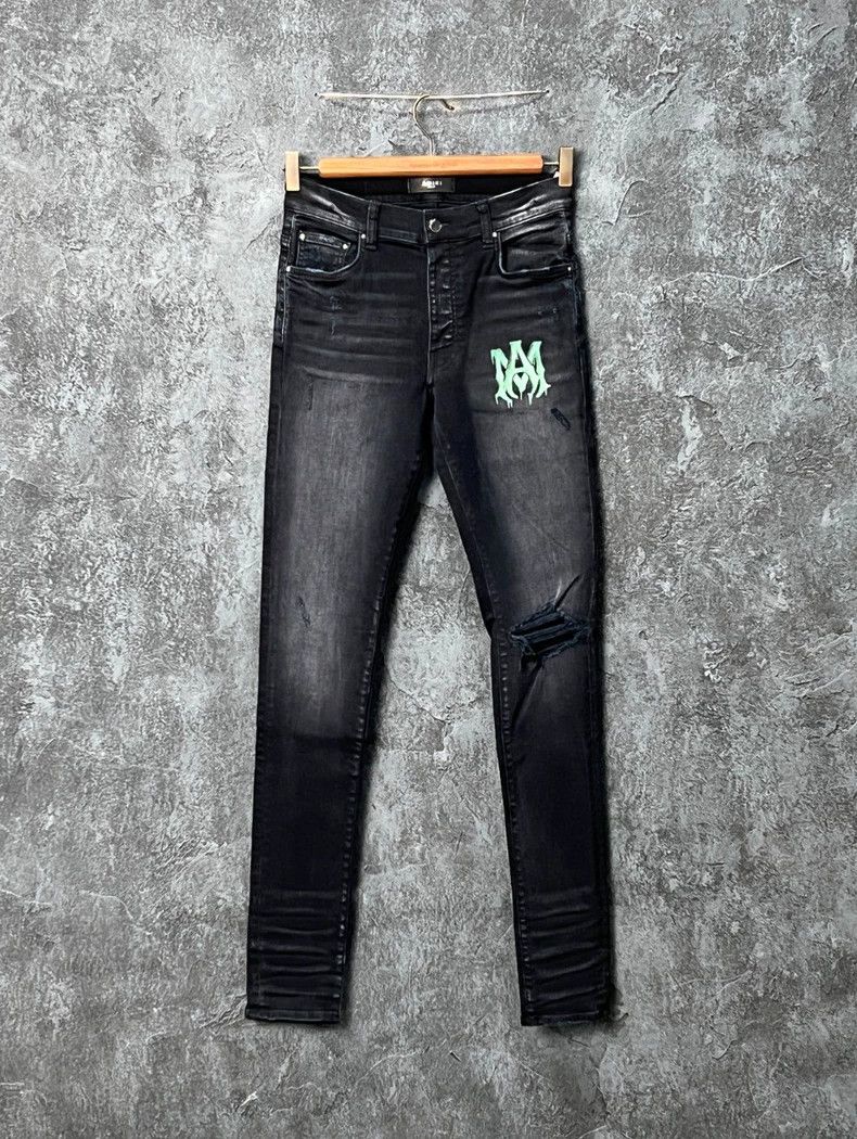 Amiri Amiri distressed washed denim pants Size US 30 / EU 46 - 1 Thumbnail
