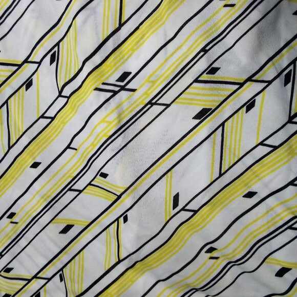 Jantzen Vintage Jantzen MCM Geometric Op Art Polyester Disco Shirt Size L / US 10 / IT 46 - 6 Thumbnail