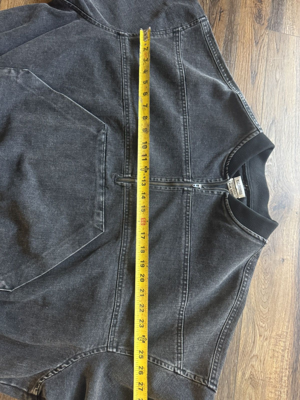 Willy Chavarria Warrior Zip Crew-Washed Black Size US M / EU 48-50 / 2 - 12 Thumbnail