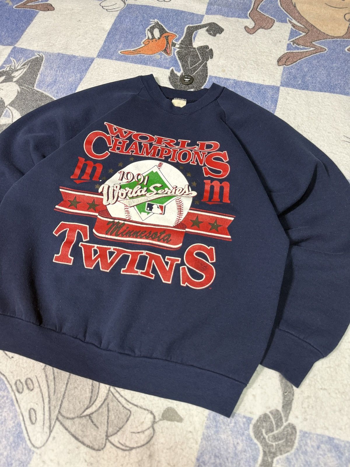 MLB Vintage minnesota twins world series champs crewneck Size US L / EU 52-54 / 3 - 2 Thumbnail