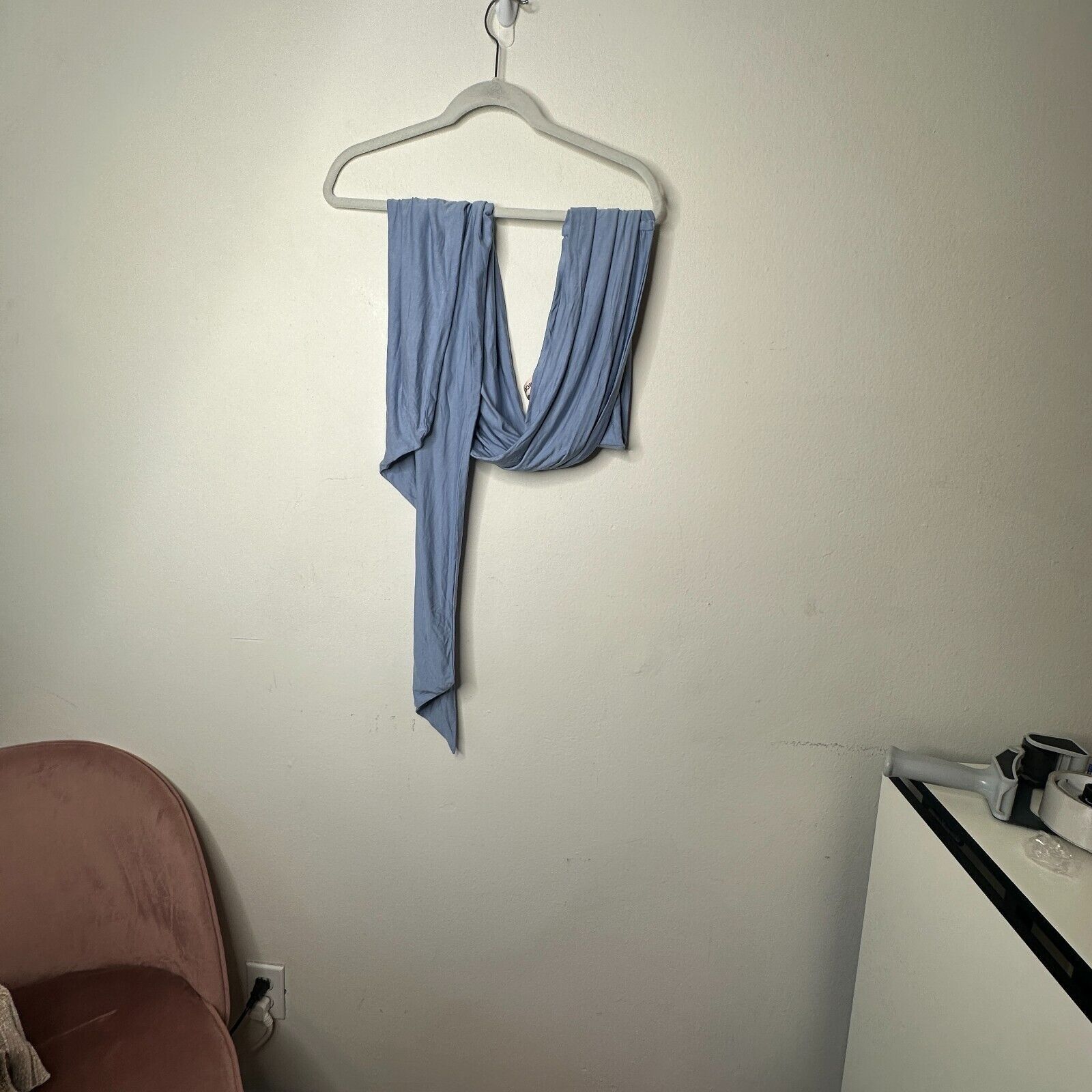 Other NWT Cellecci Natalie Blue Wrap Me Up Multiple-Style Scarf Size S / US 4 / IT 40 - 8 Thumbnail