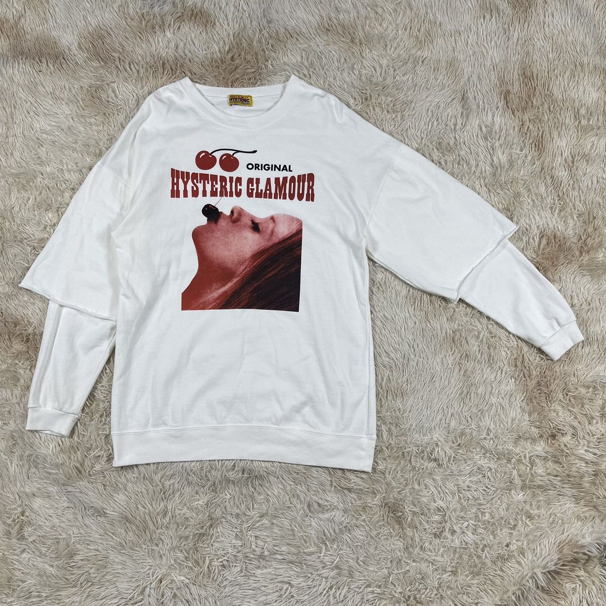 Hysteric Glamour Hysteric Glamour Woman Cherry Rough Oversized Sweatshirts Size US M / EU 48-50 / 2 - 4 Thumbnail