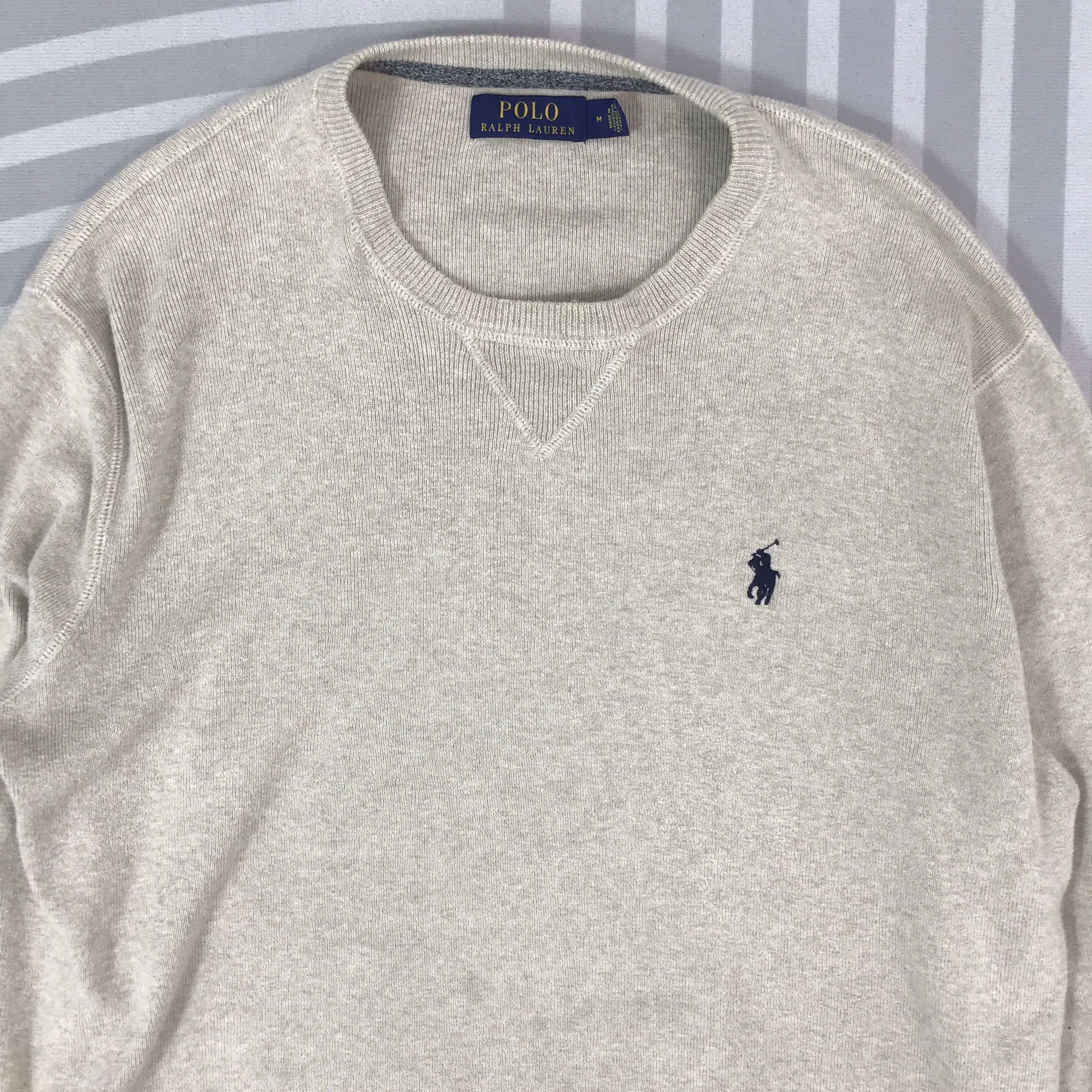 Polo Ralph Lauren × Vintage Vintage y2k Polo Ralph Lauren Knitwear Jacket Size US M / EU 48-50 / 2 - 2 Thumbnail