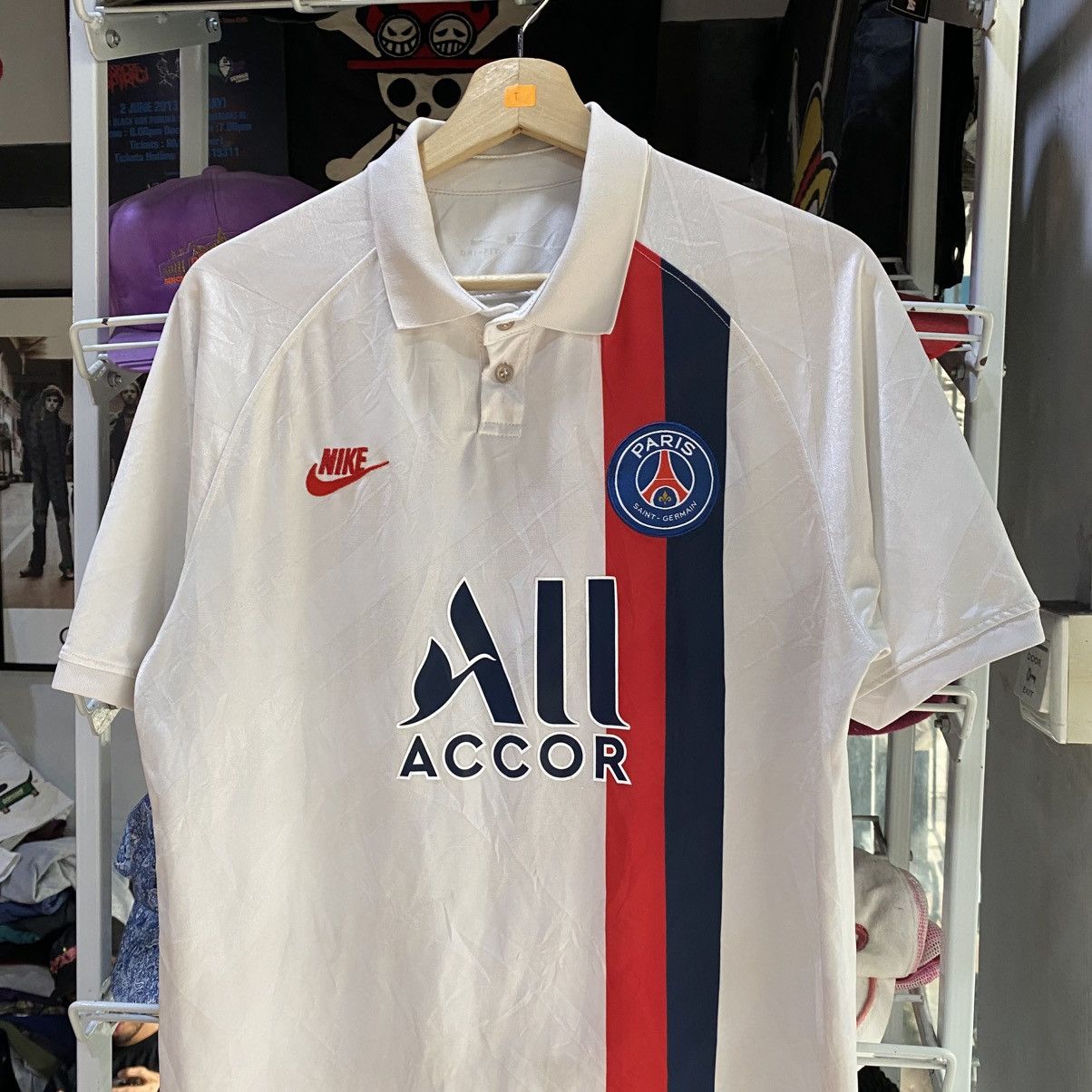 Nike NIKE PSG 2019/20 Third Soccer Jersey Shirt Size US L / EU 52-54 / 3 - 3 Thumbnail