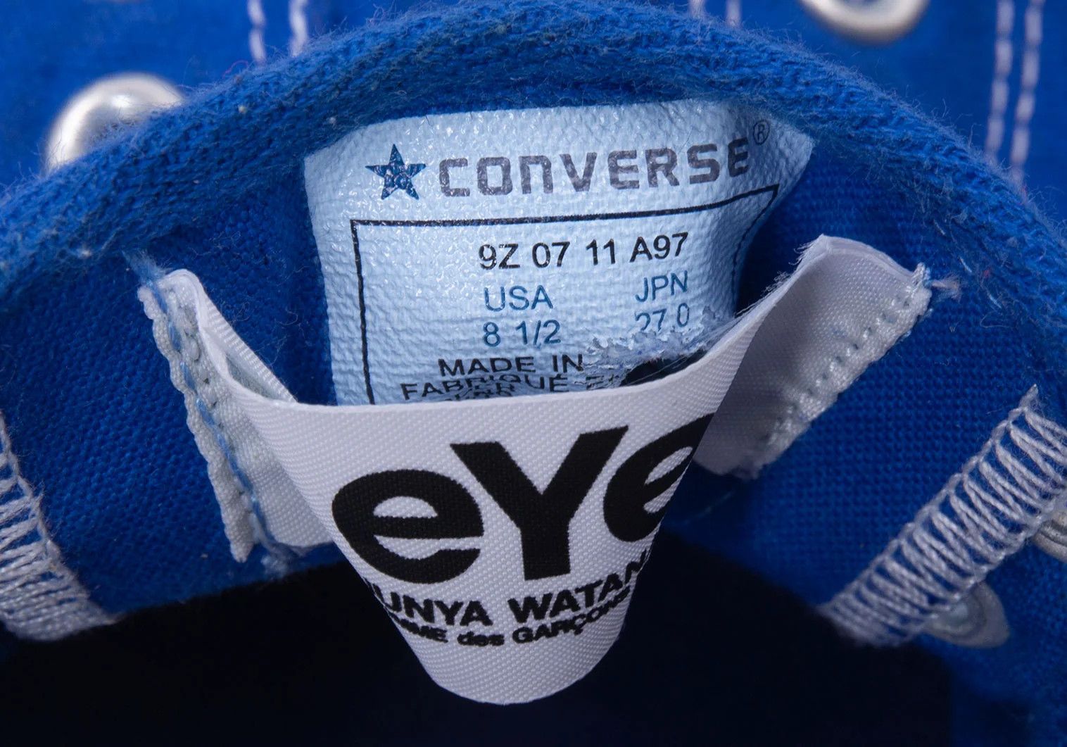 Junya Watanabe Low Cut Sneakers in Blue Size 8.5 (26.5 cm) Size US 8.5 / EU 41-42 - 14 Thumbnail