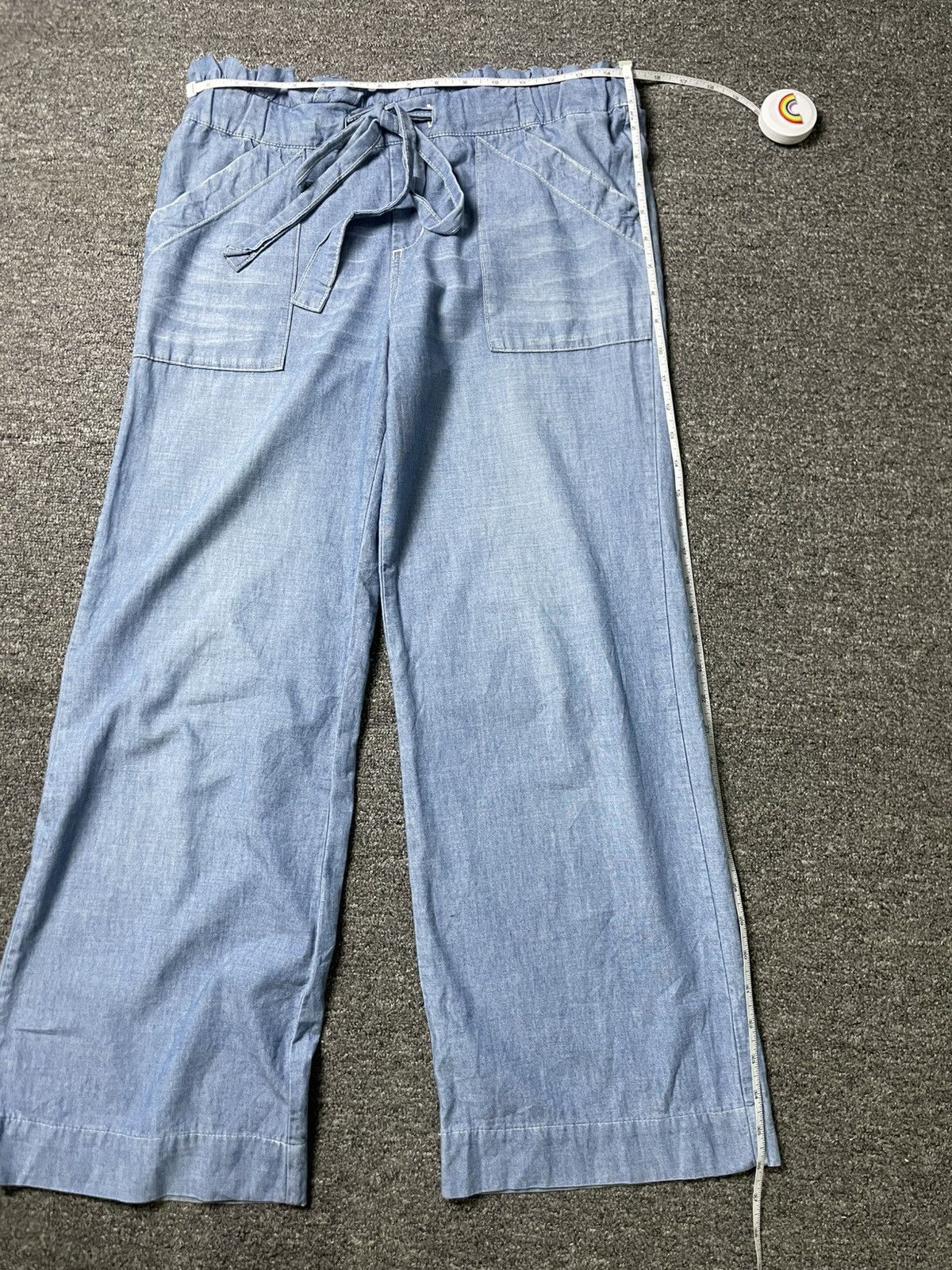 Japanese Brand Japanese Brand Elastic Waist Baggy Jeans (62) Size 30" / US 8 / IT 44 - 11 Thumbnail