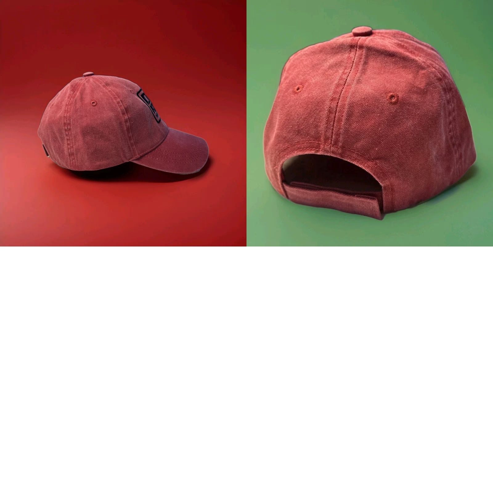 Dakine DA KINE Baseball Cap Red Black Embroidered Adjustable Hook and Loop Unisex Adults One Size Hawaiian Resort Hat Size ONE SIZE - 8 Thumbnail