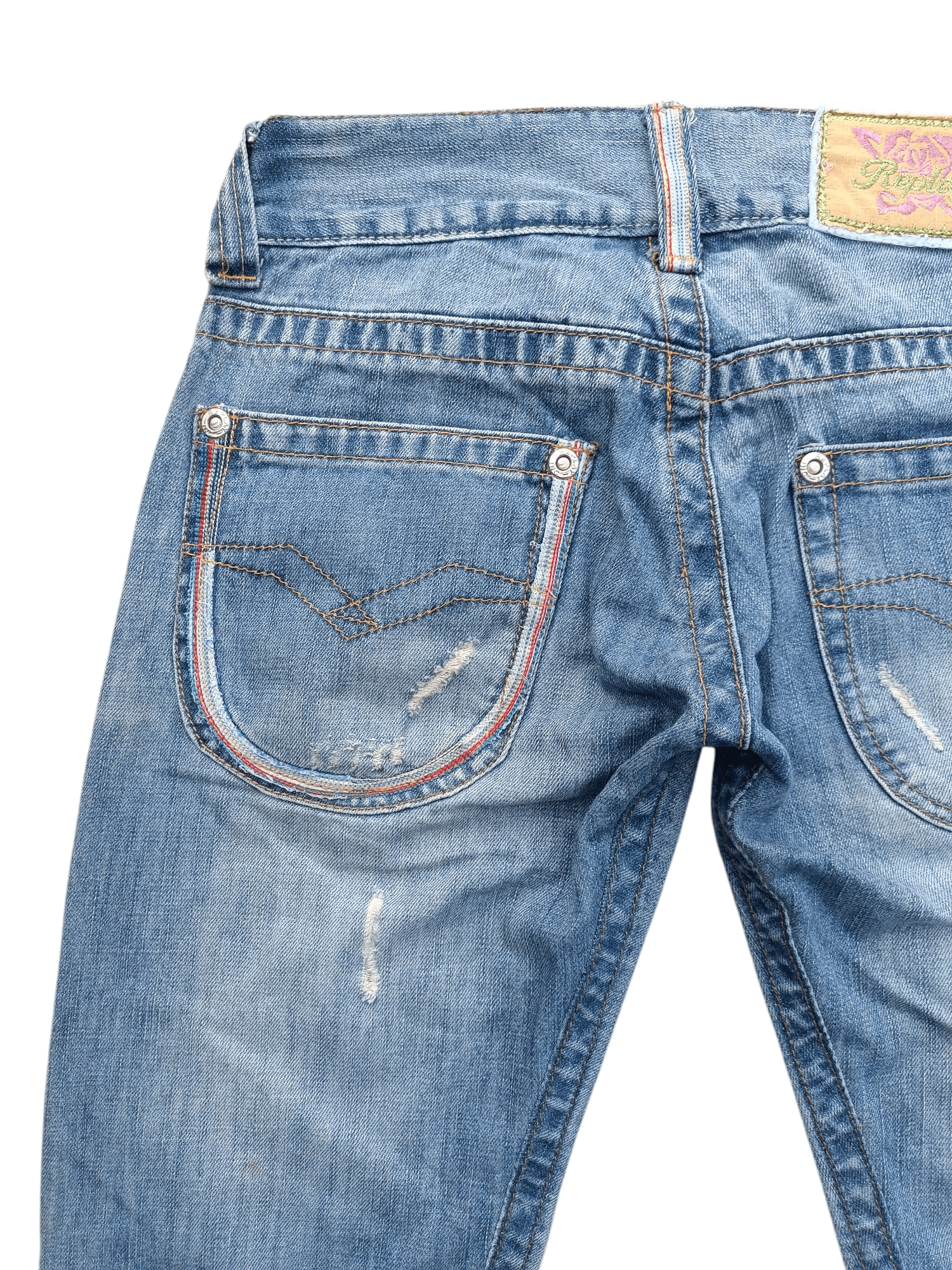 Replay × Vintage vintage replay distressed denim Size US 28 / EU 44 - 8 Thumbnail
