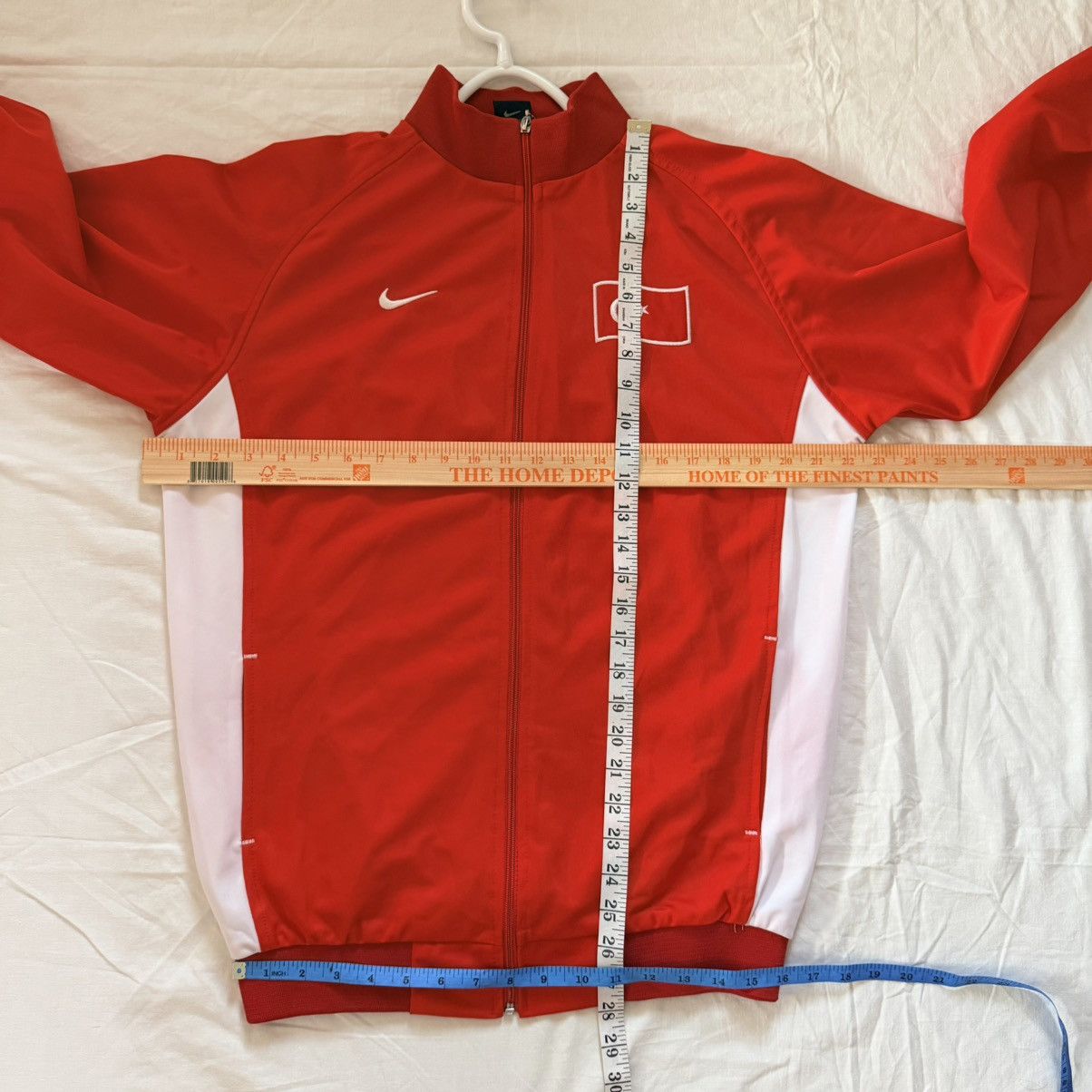 Nike Nike Türkiye Embroidered Track Jacket Red XXL Y2K Size US XXL / EU 58 / 5 - 11 Thumbnail