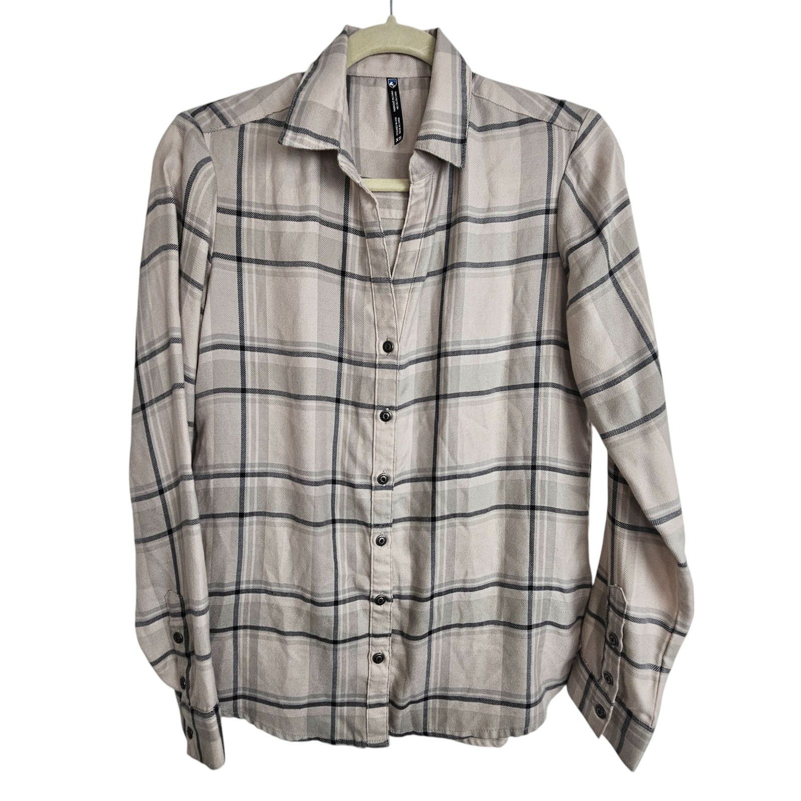 Kuhl Kuhl Womens Plaid Flannel Shirt XS Gorpcore Outdoor Hiking Size XS / US 0-2 / IT 36-38 - 1 Thumbnail