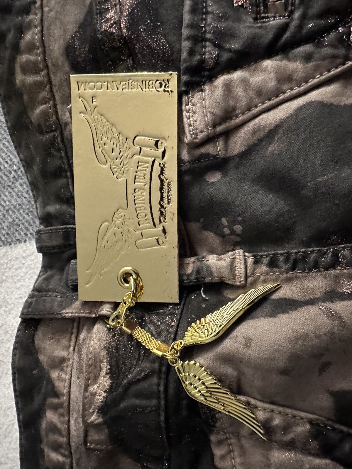 Robins Jeans MENS BIKER JEANS IN MATEO-BRONZE Size US 40 / EU 56 - 5 Thumbnail
