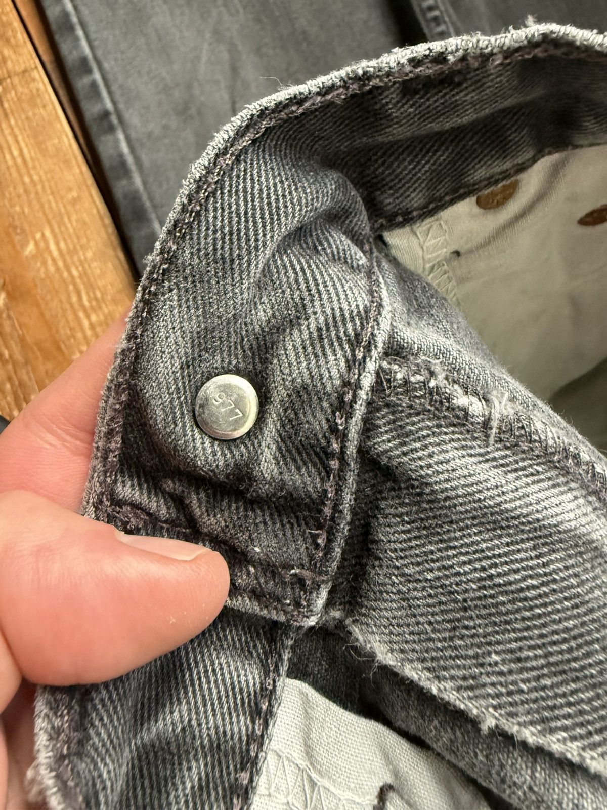 Levi's Vintage 90s Levis 505 Usa Black Denim Jeans Size US 30 / EU 46 - 4 Thumbnail