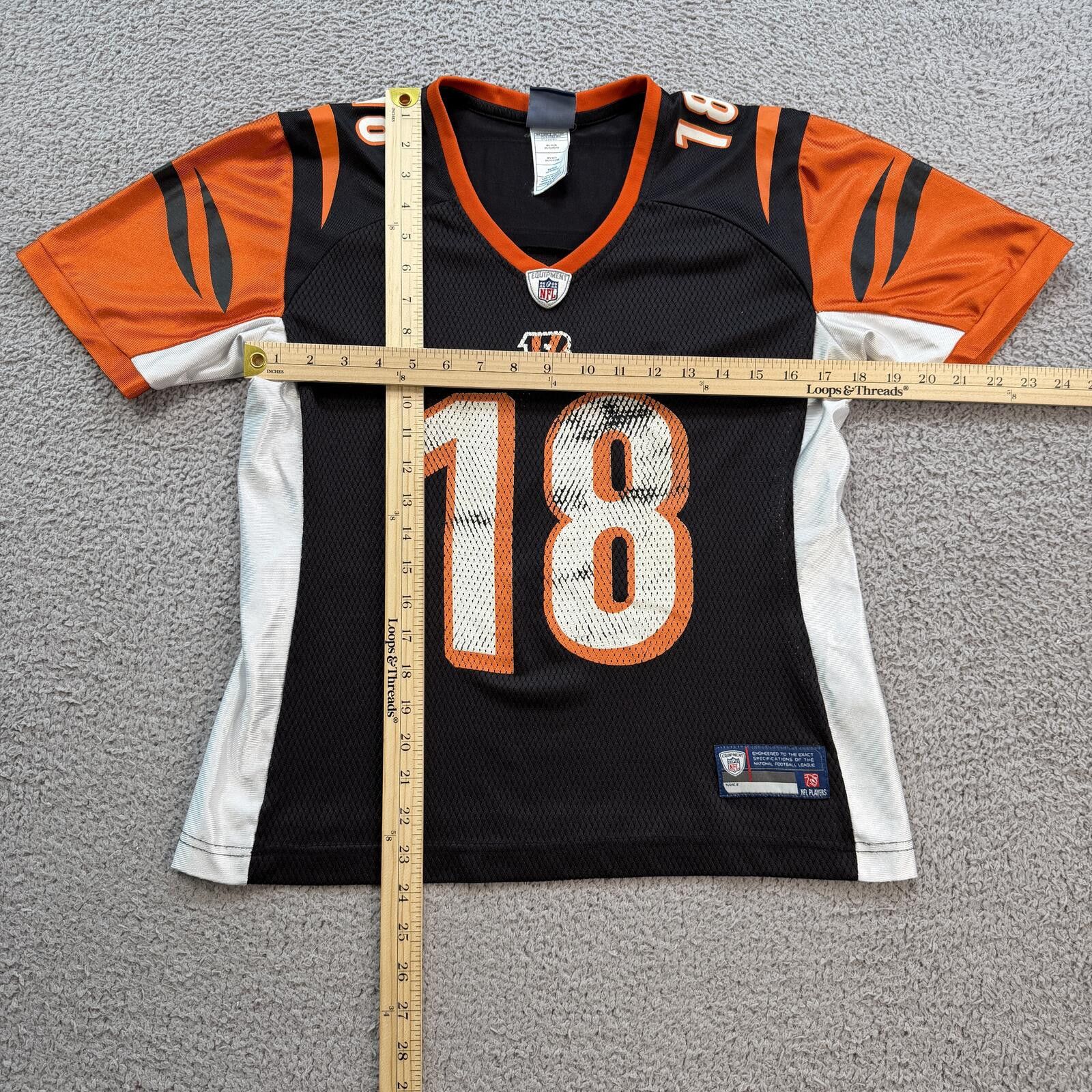 NFL Vintage Cincinnati Bengals AJ Green #18 NFL Jersey Womens M Size M / US 6-8 / IT 42-44 - 3 Thumbnail