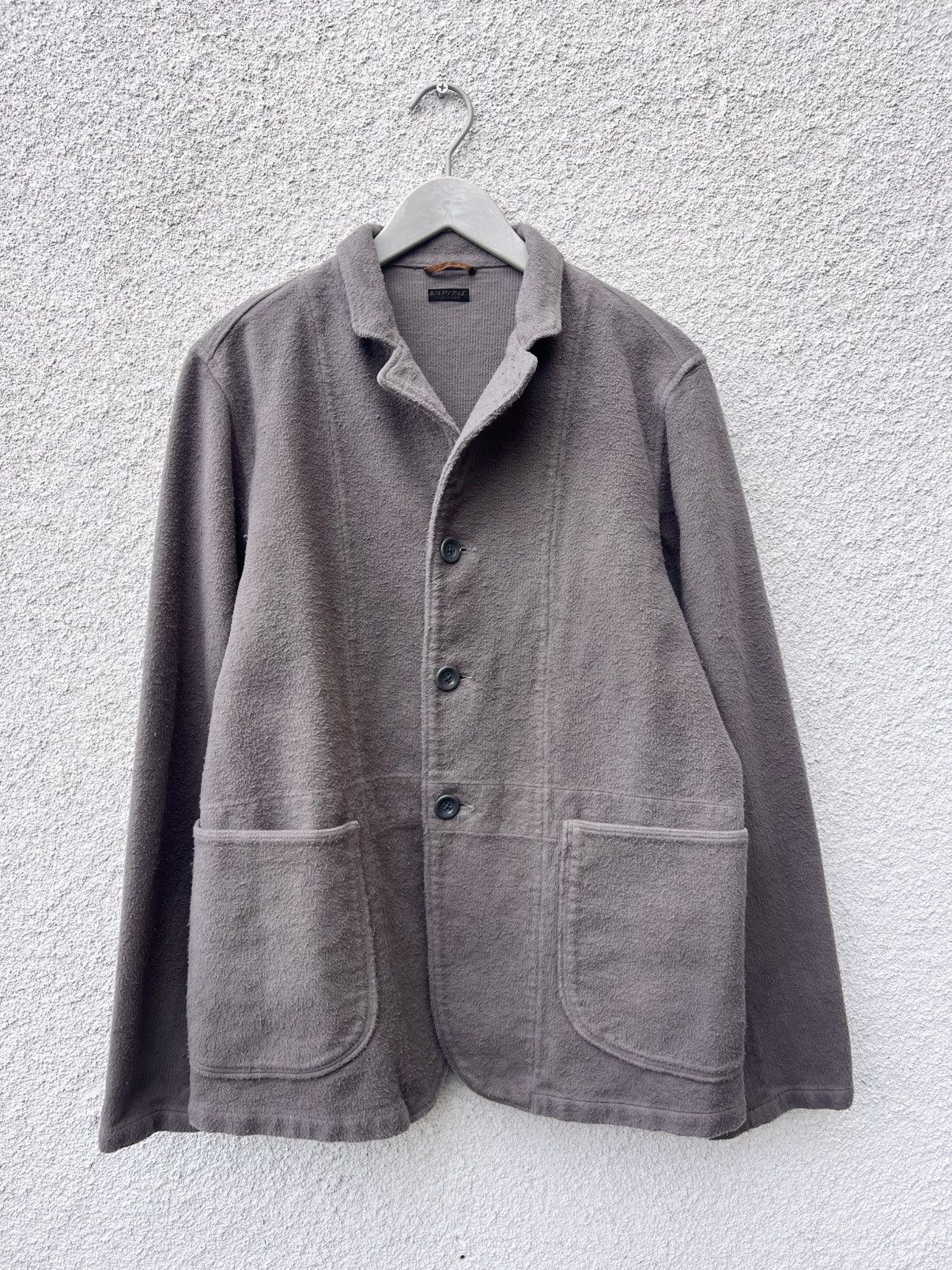 Kapital Napped Heat-Corduroy HOSPITAL JKT in Grey size 3 Large Size US L / EU 52-54 / 3 - 1 Thumbnail