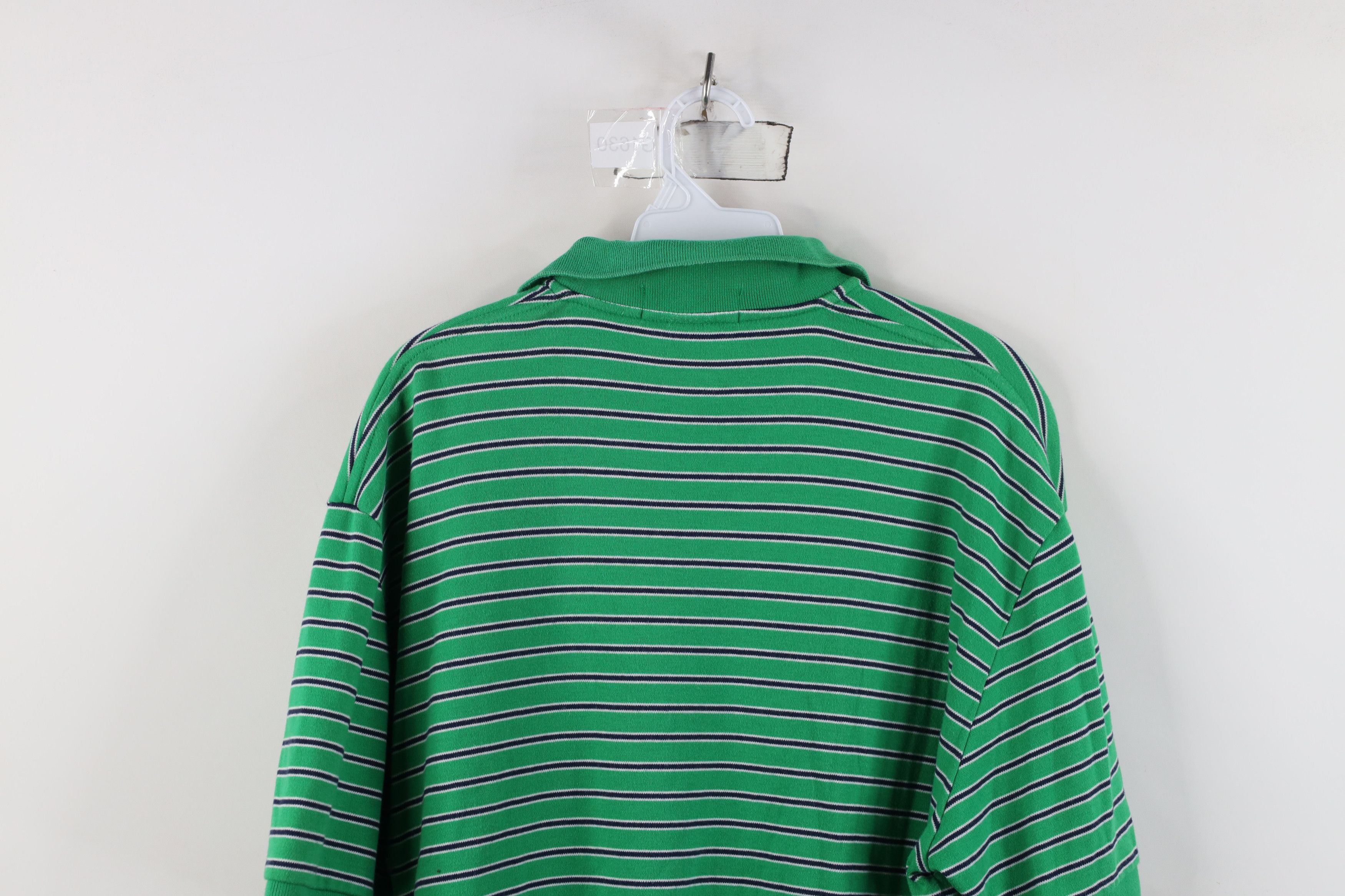 Ralph Lauren Vintage 90s Ralph Lauren Cotton Knit Striped Golf Polo Shirt Size US L / EU 52-54 / 3 - 10 Thumbnail