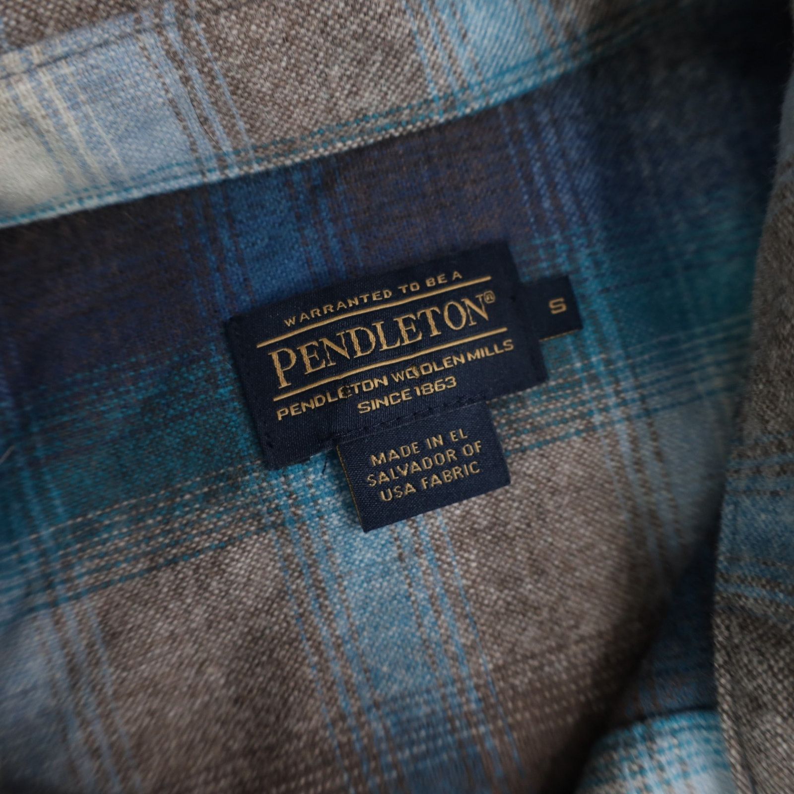 Pendleton Pendleton Shadow Plaid Wool Flannel Button Up Shirt Size S / US 4 / IT 40 - 7 Thumbnail