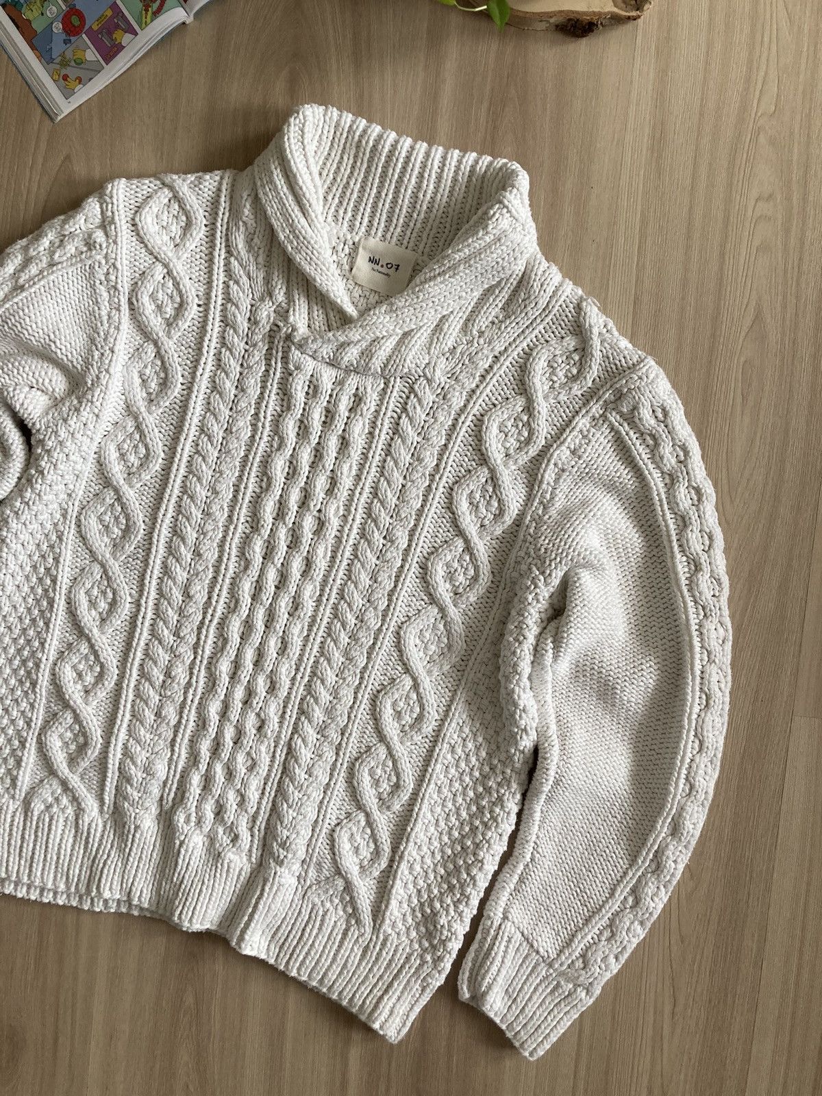 NN07 Vintage RARE NN07 no nationality Knit Sweater 90s Size US L / EU 52-54 / 3 - 5 Thumbnail