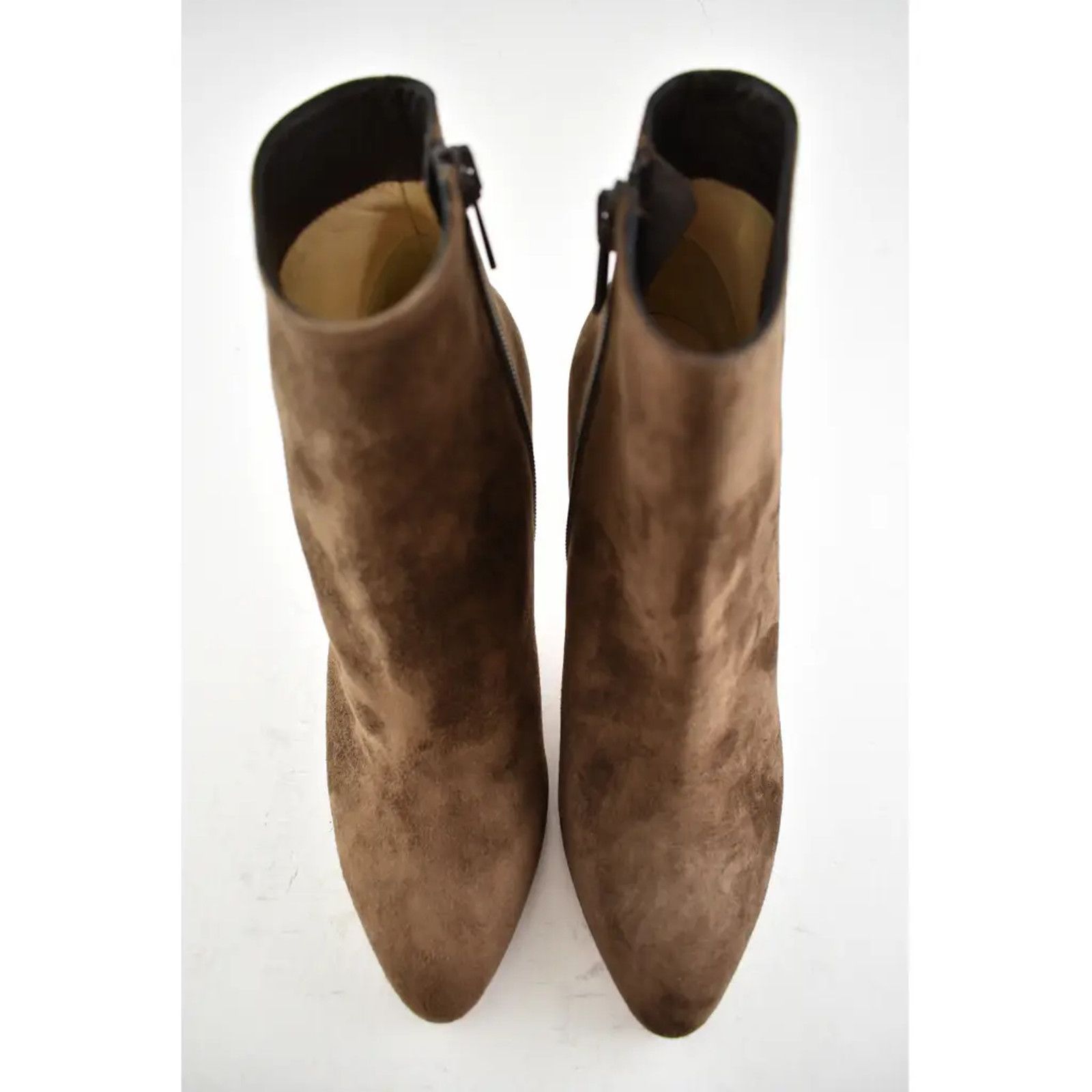 Christian Louboutin Christian Louboutin Eloise Booty 85 Brown Arabica Suede Size US 5 / IT 35 - 7 Thumbnail