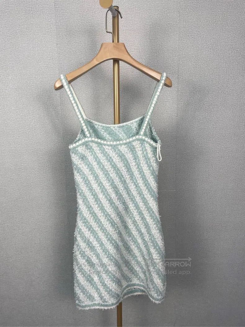 Chanel Chanel Mint green suspender skirt Size XXS / US 00 / IT 34 - 2 Thumbnail