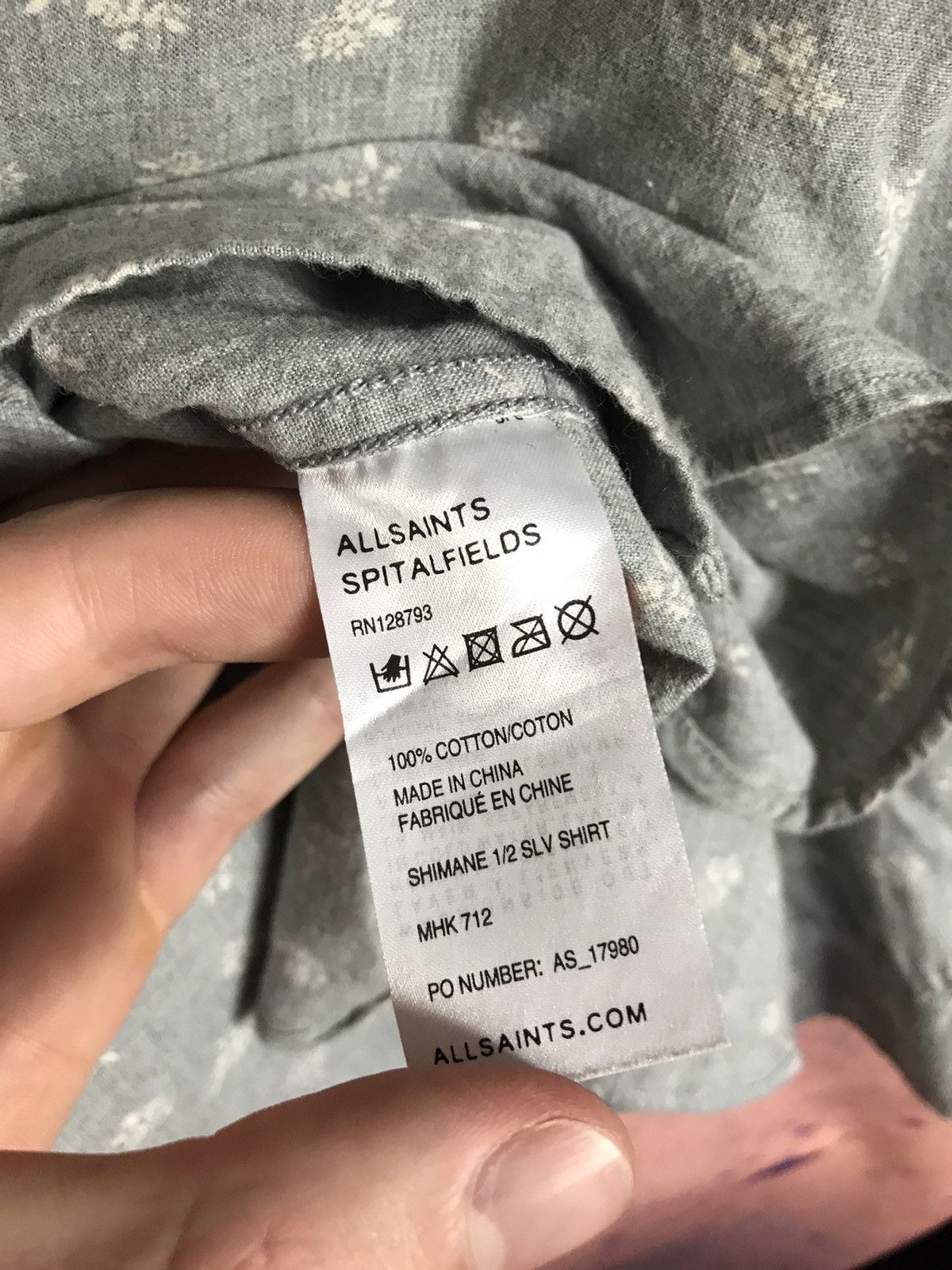 Allsaints Allsaints Japan made shirt Size US L / EU 52-54 / 3 - 5 Thumbnail